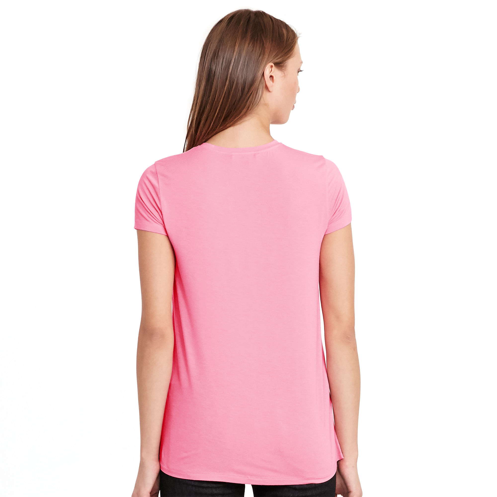 Crepe-Front Jersey Tee