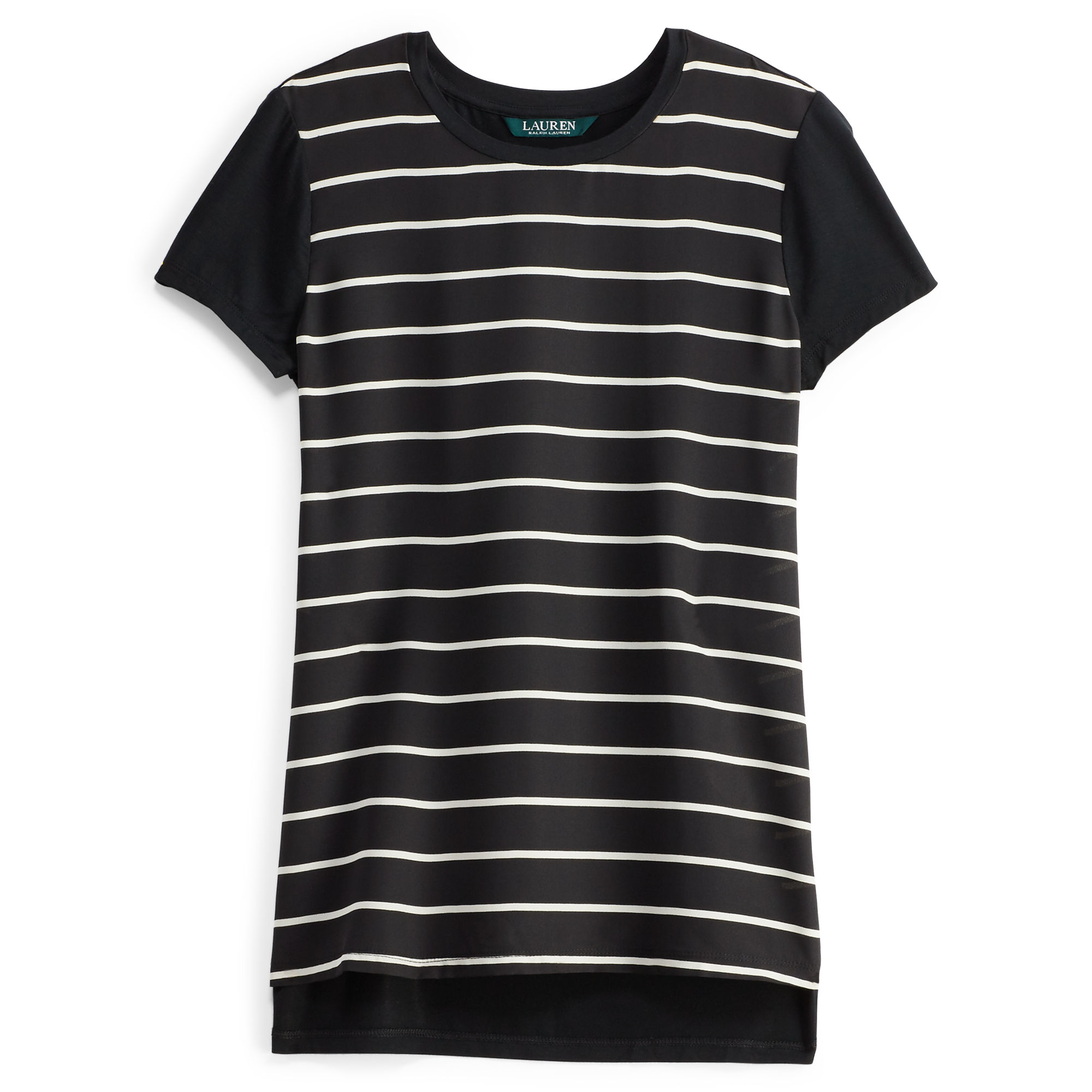 Crepe-Front Jersey Tee