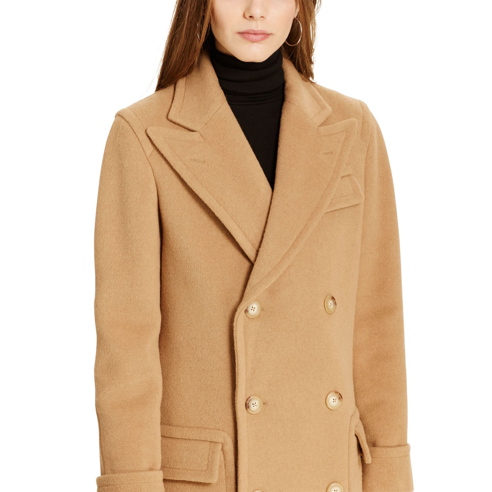 camel-hair polo coat