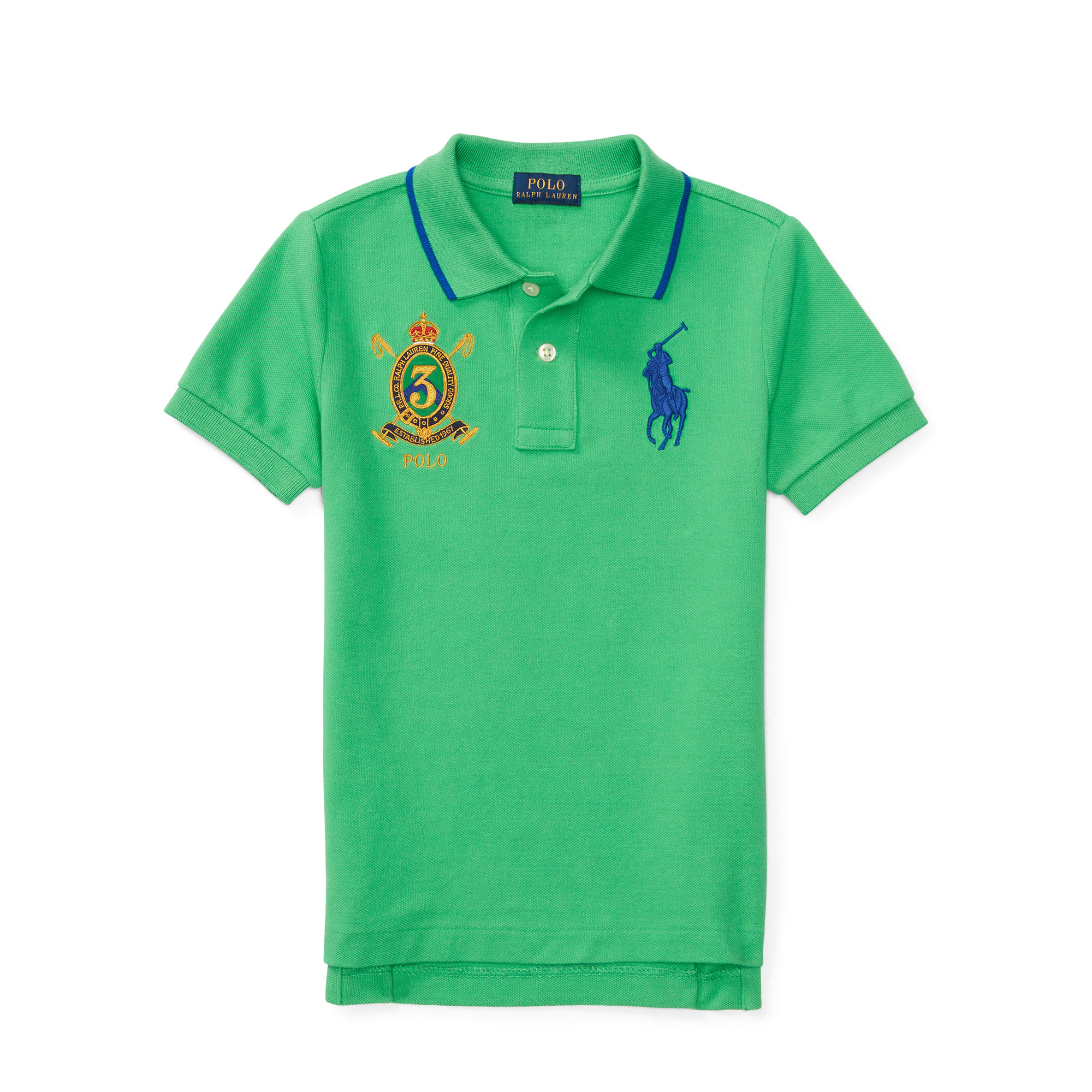 Cotton Mesh Polo Shirt