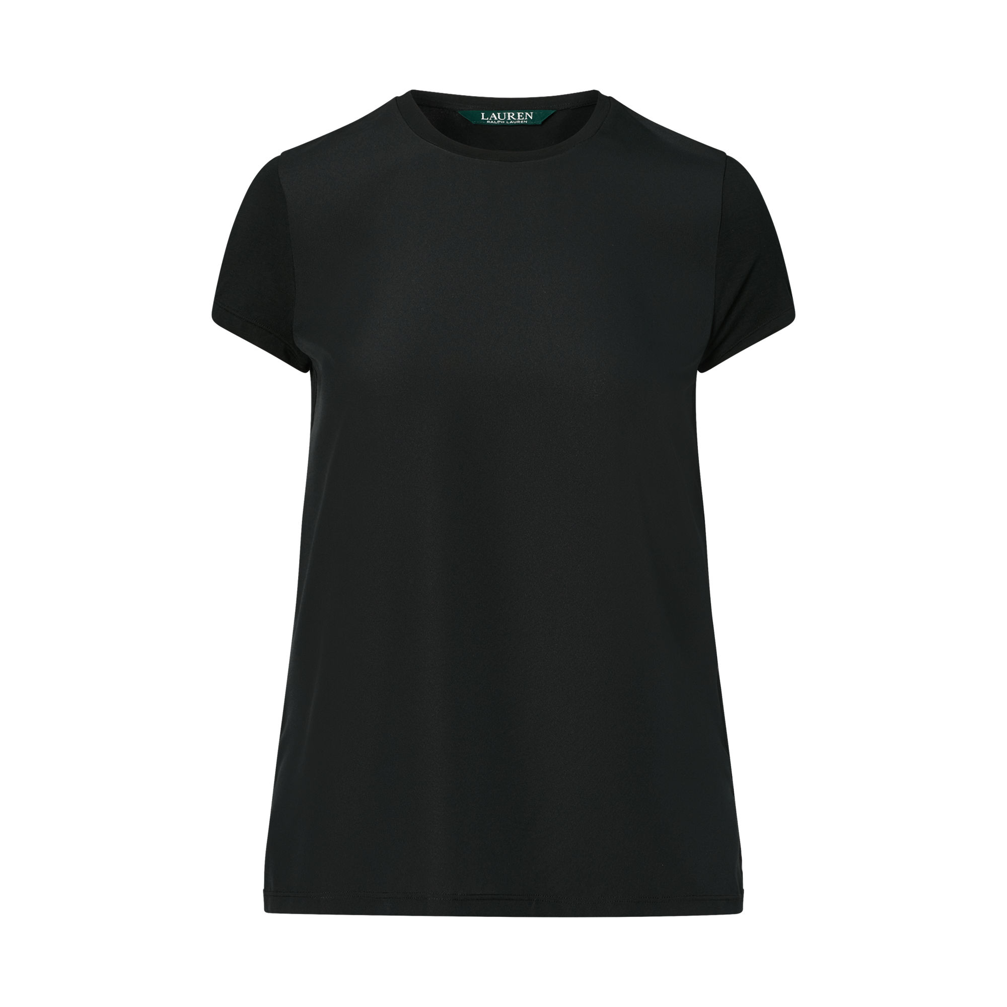 Crepe-Front Jersey Tee