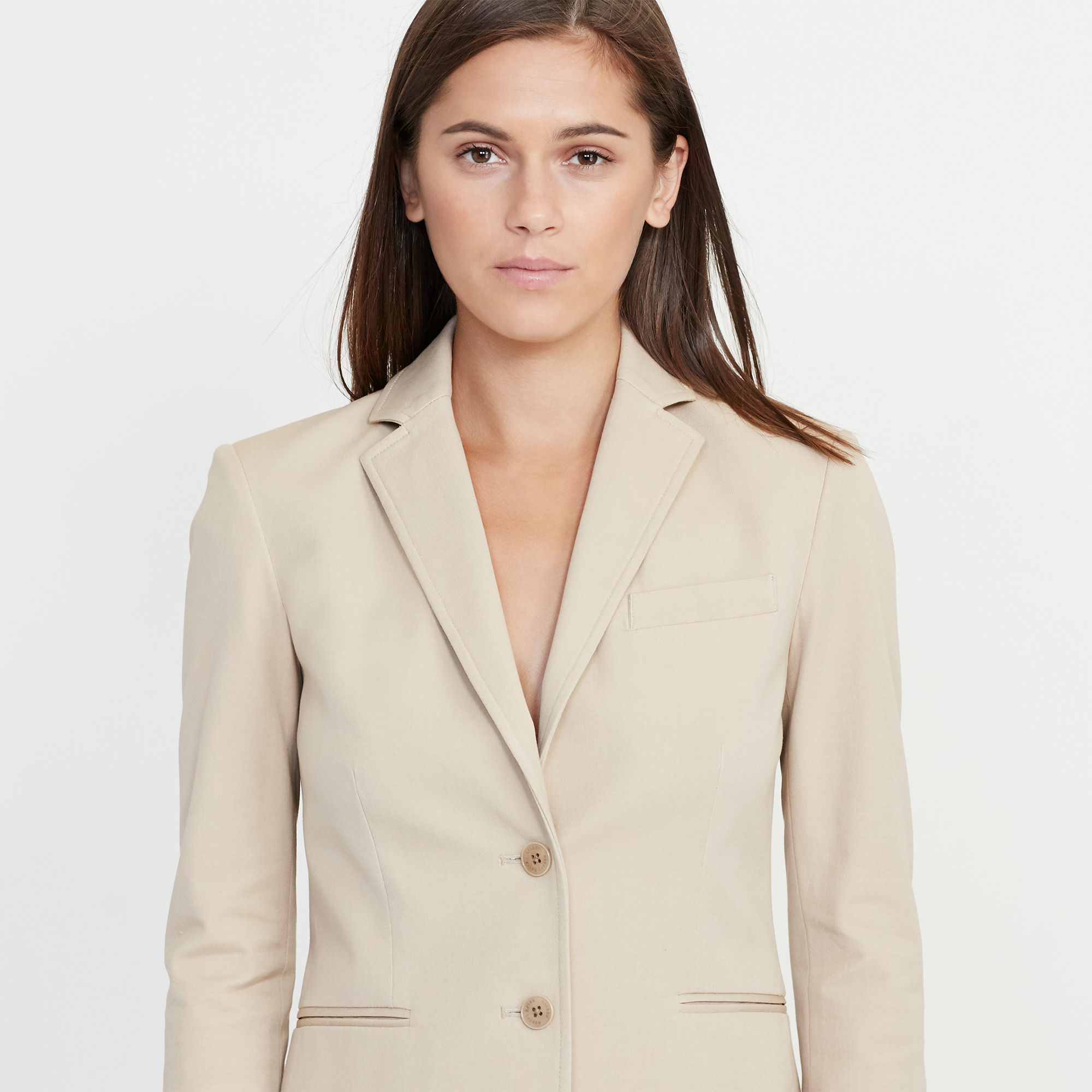 Stretch Cotton Twill Jacket