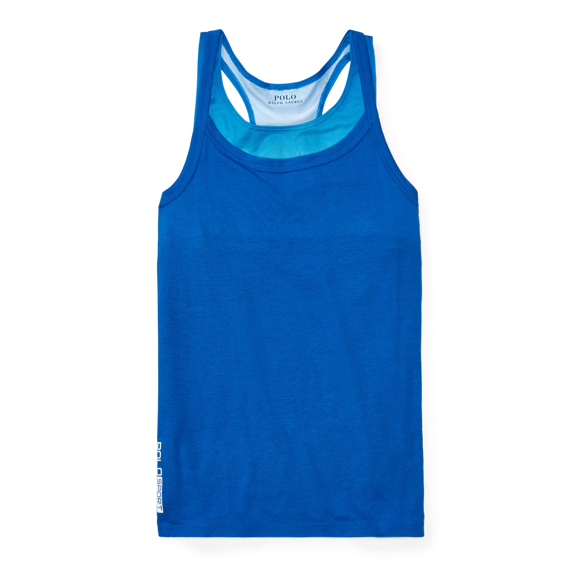 Layered Jersey Y-Back Tank