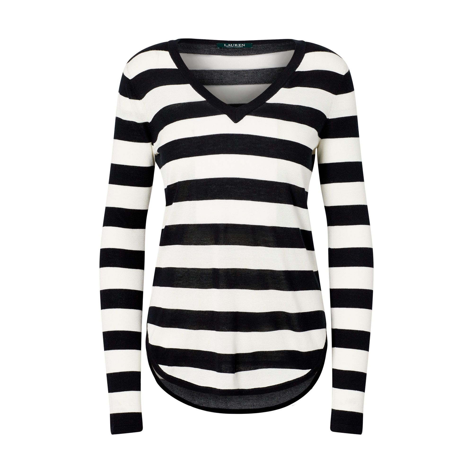 Striped Silk-Blend Sweater