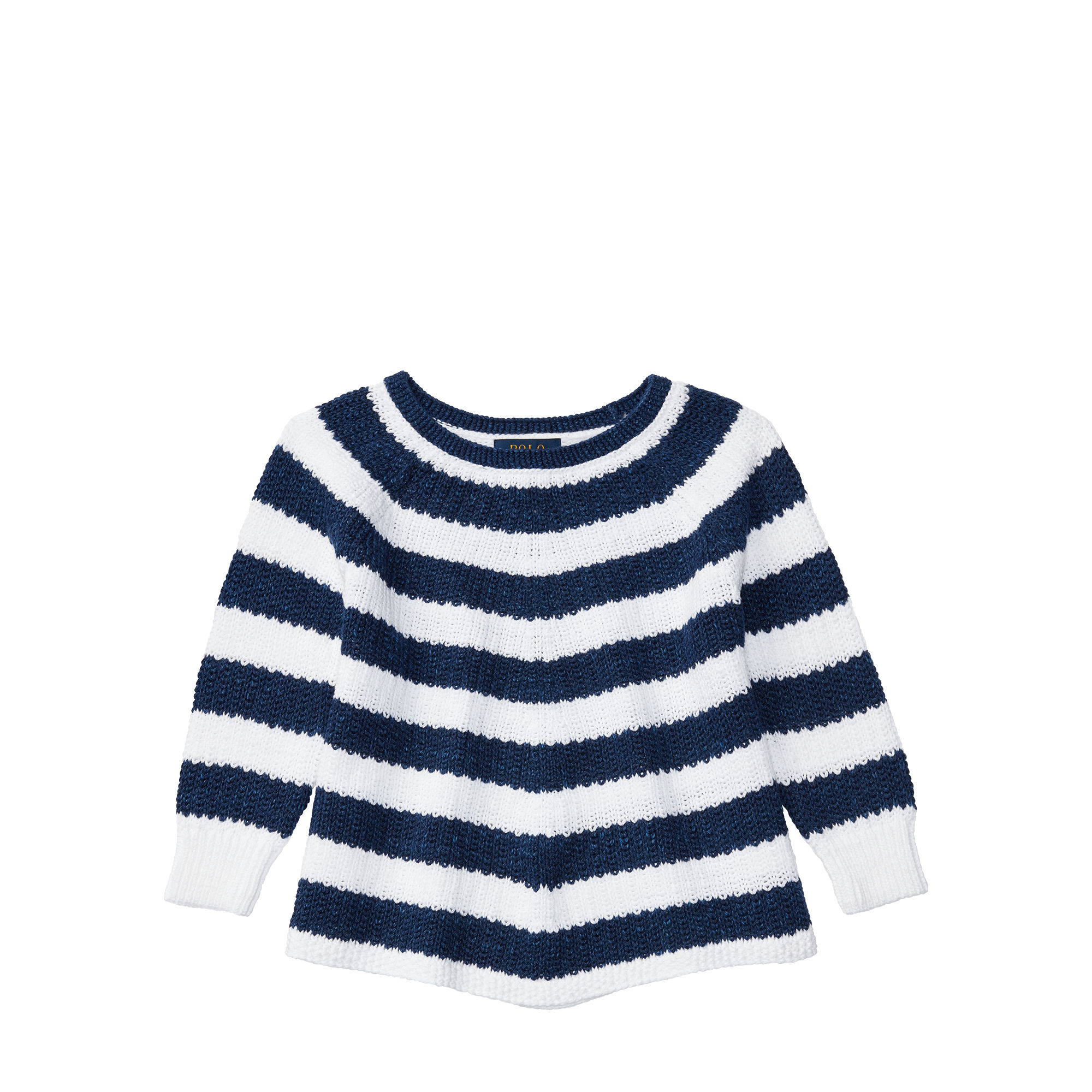 Striped Cotton Swing Sweater