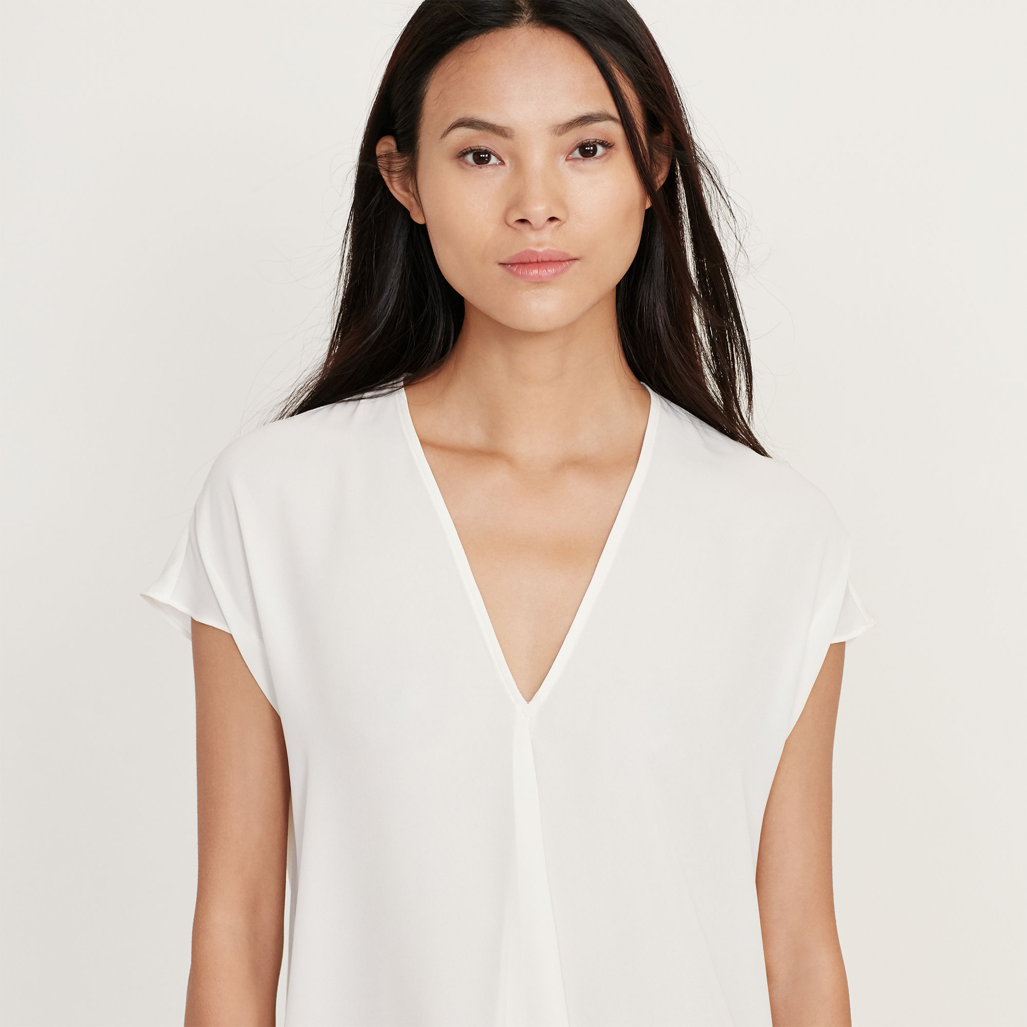 Georgette Short-Sleeve Top