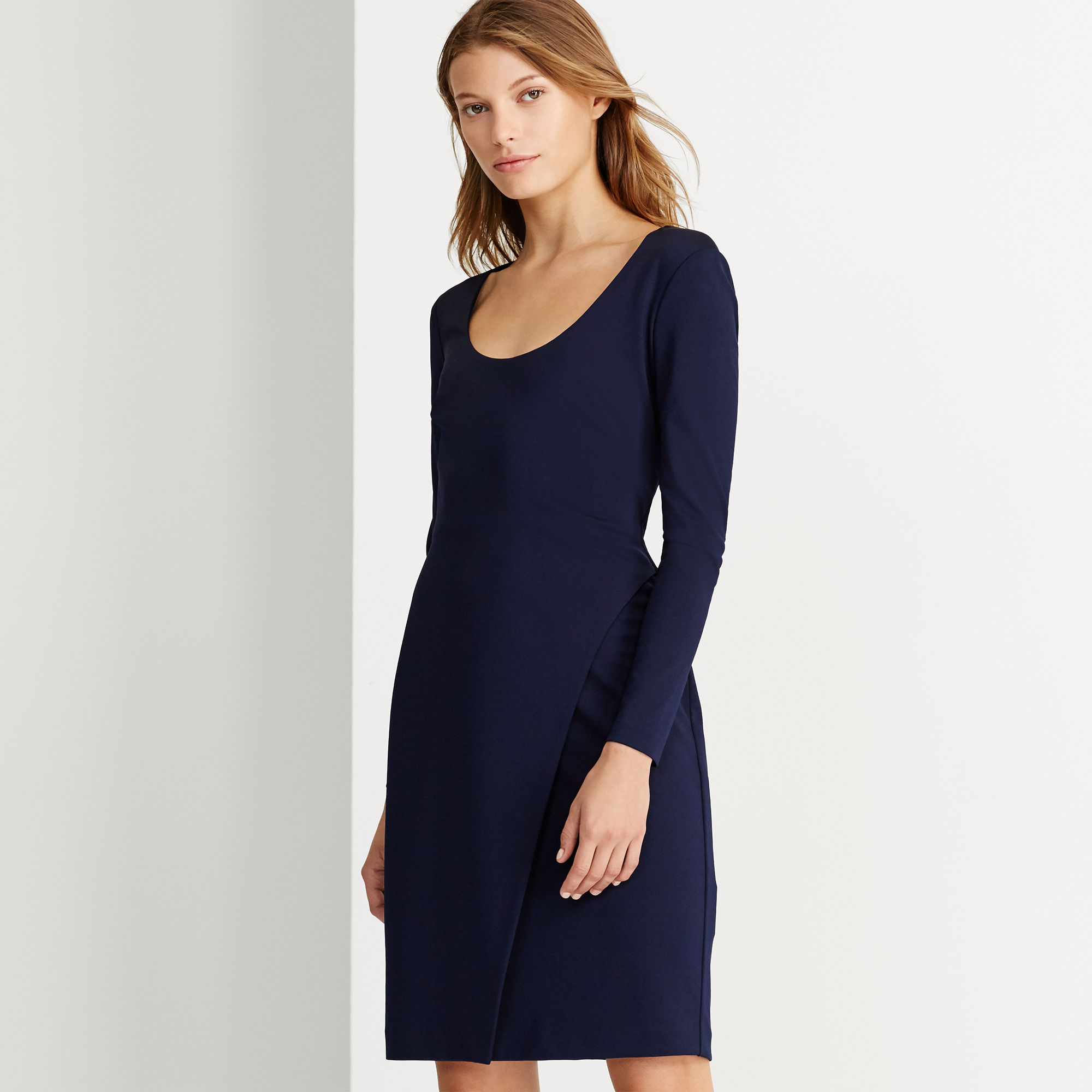 Jersey Scoopneck Dress