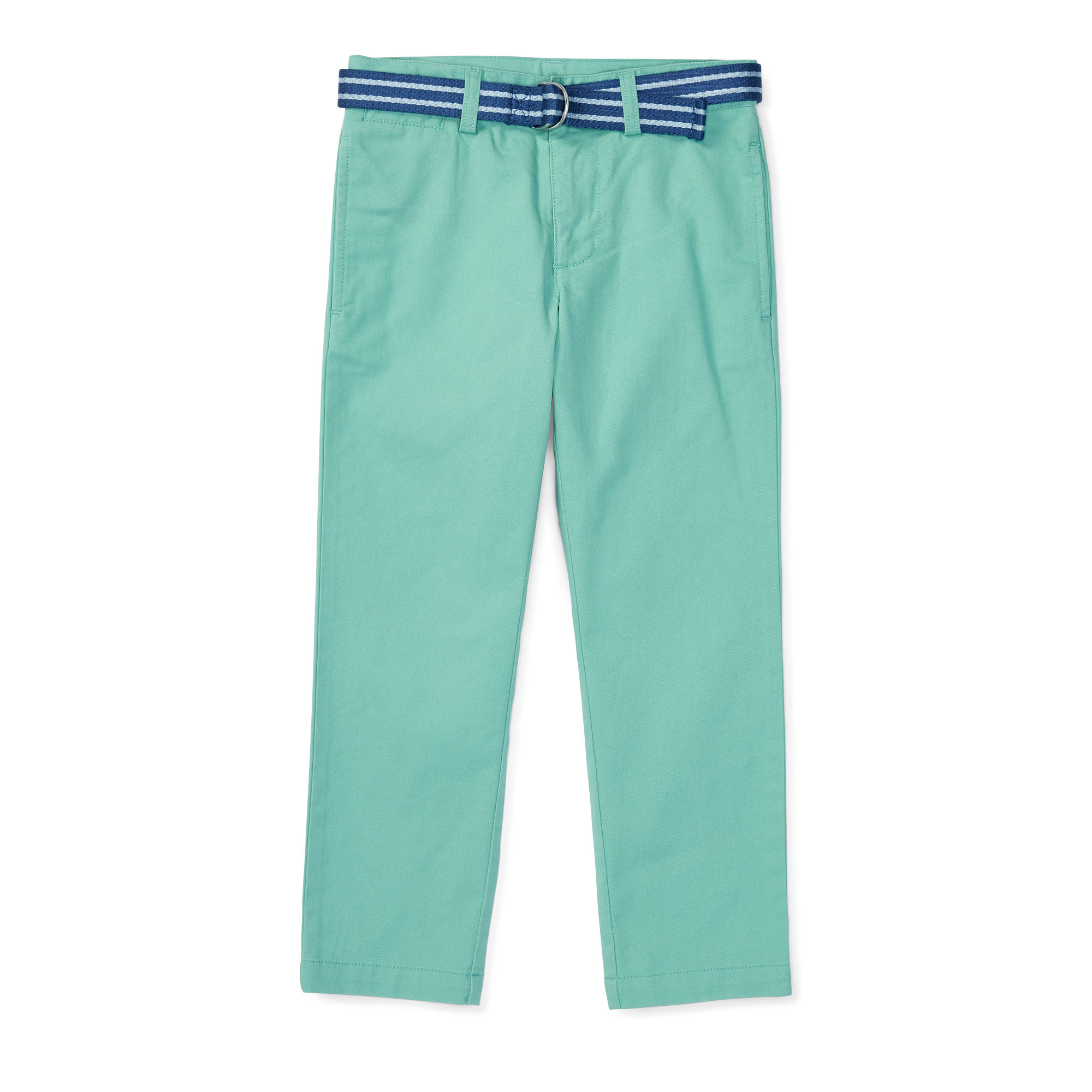 Belted Stretch Cotton Chino