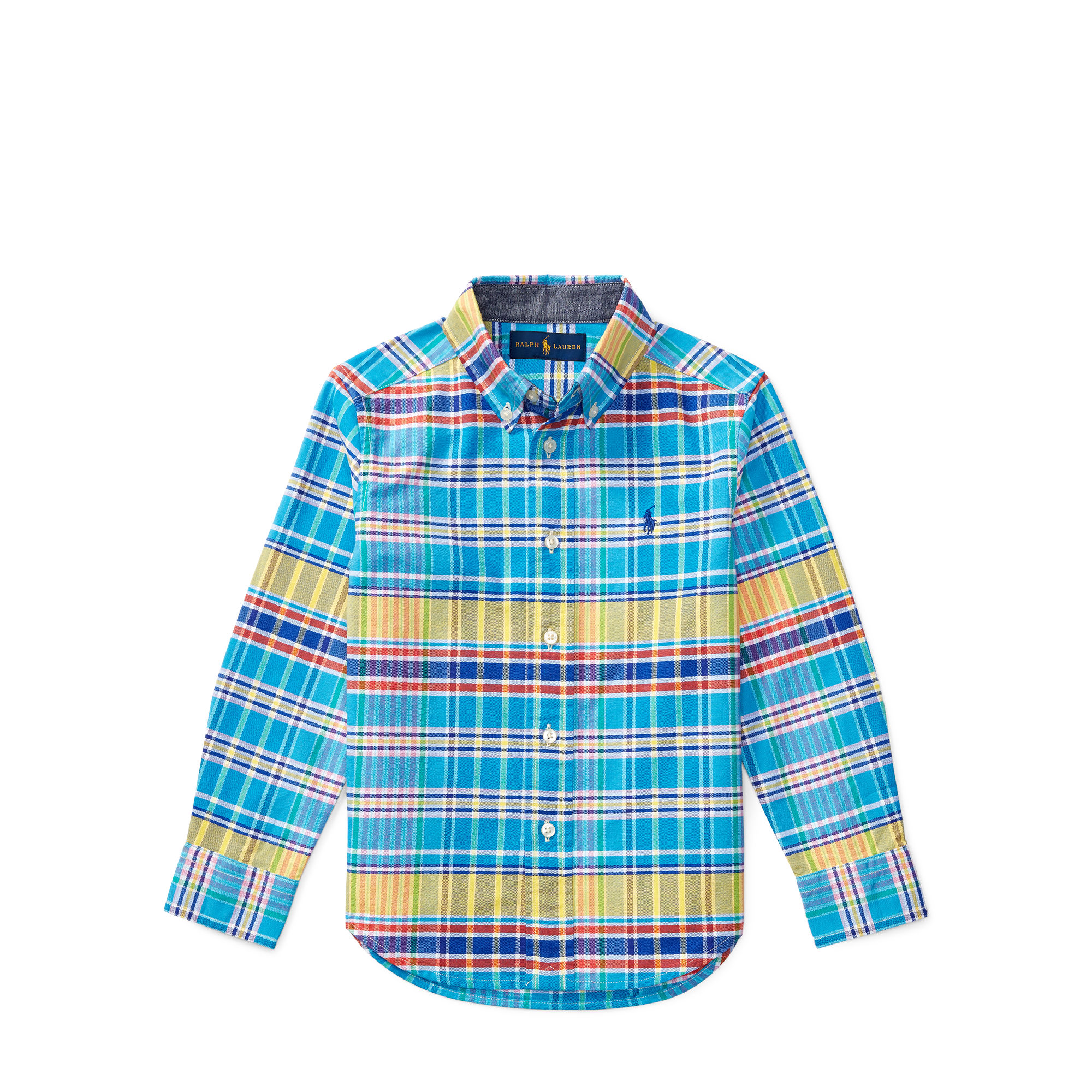 Madras Cotton Oxford Shirt