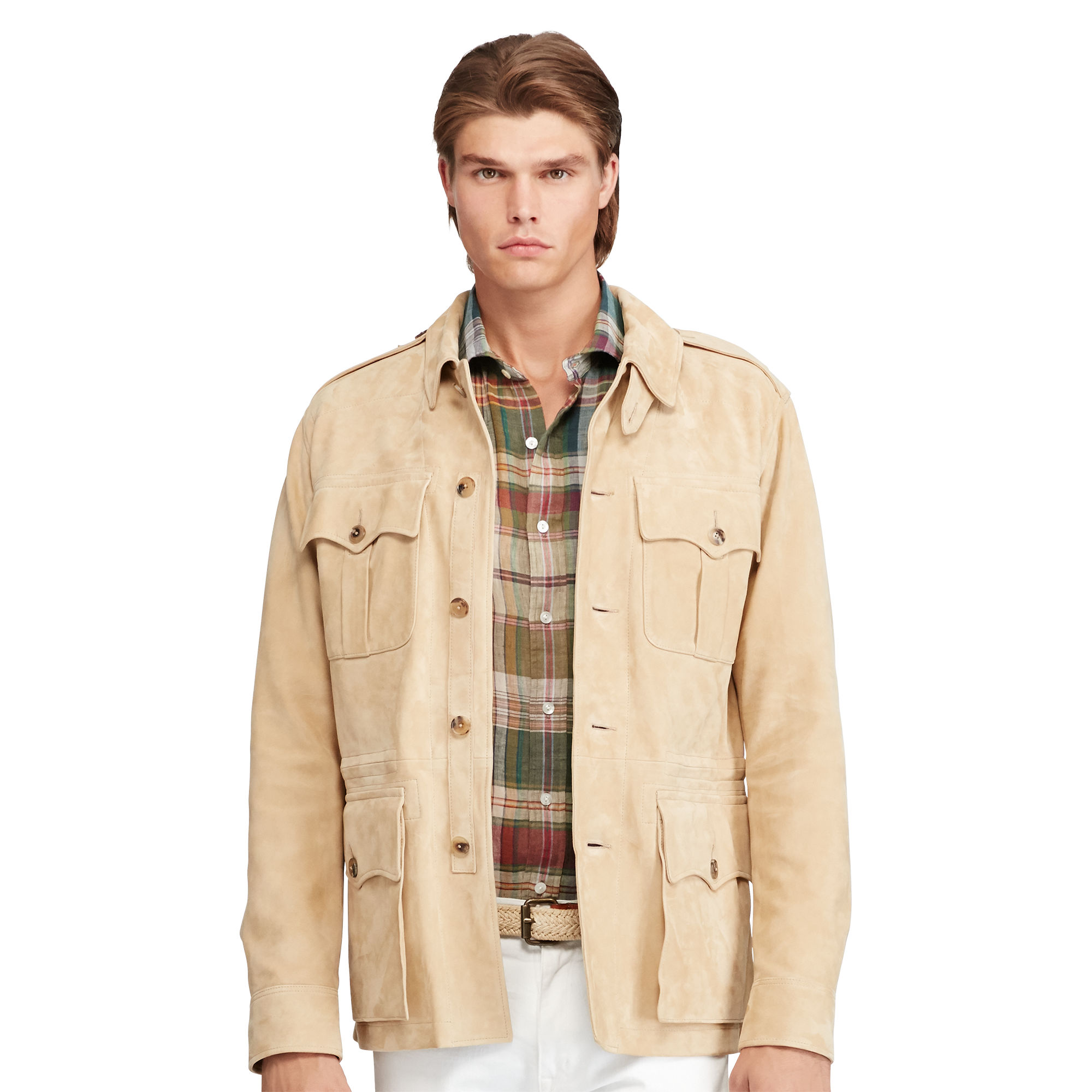 Suede Safari Jacket