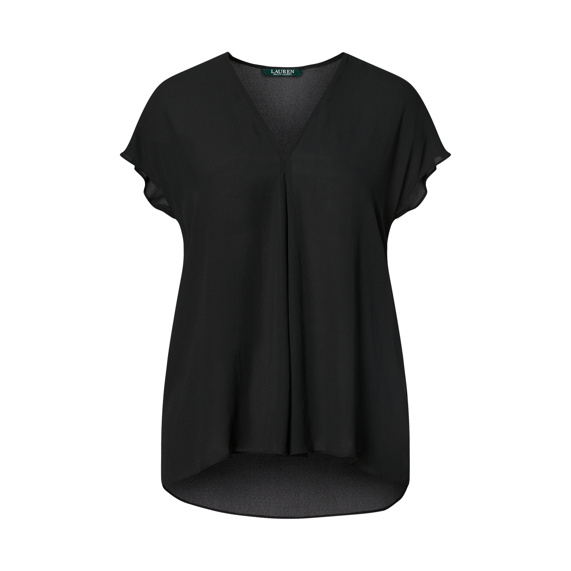 Georgette Short-Sleeve Top