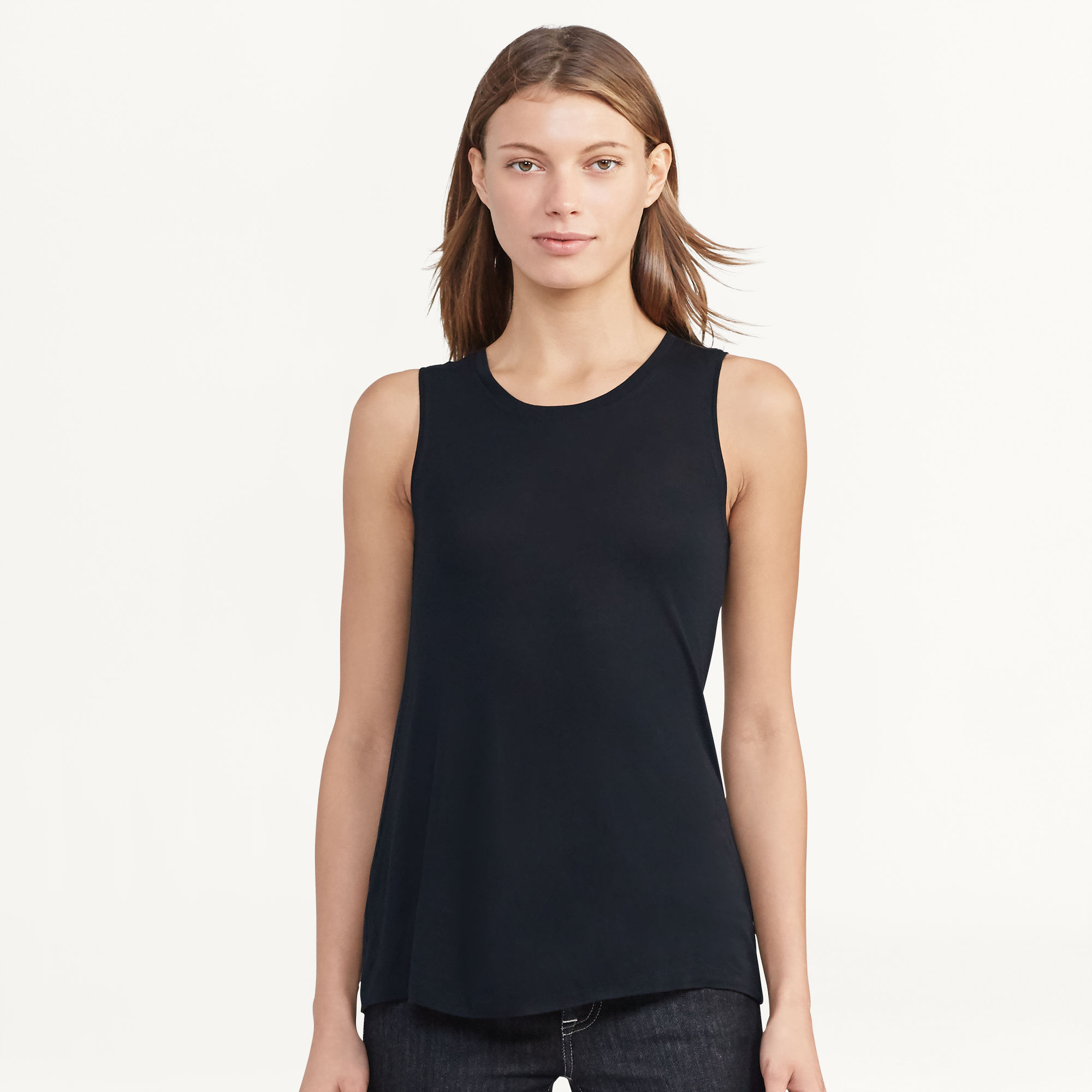 Jersey Scoopneck Tank Top