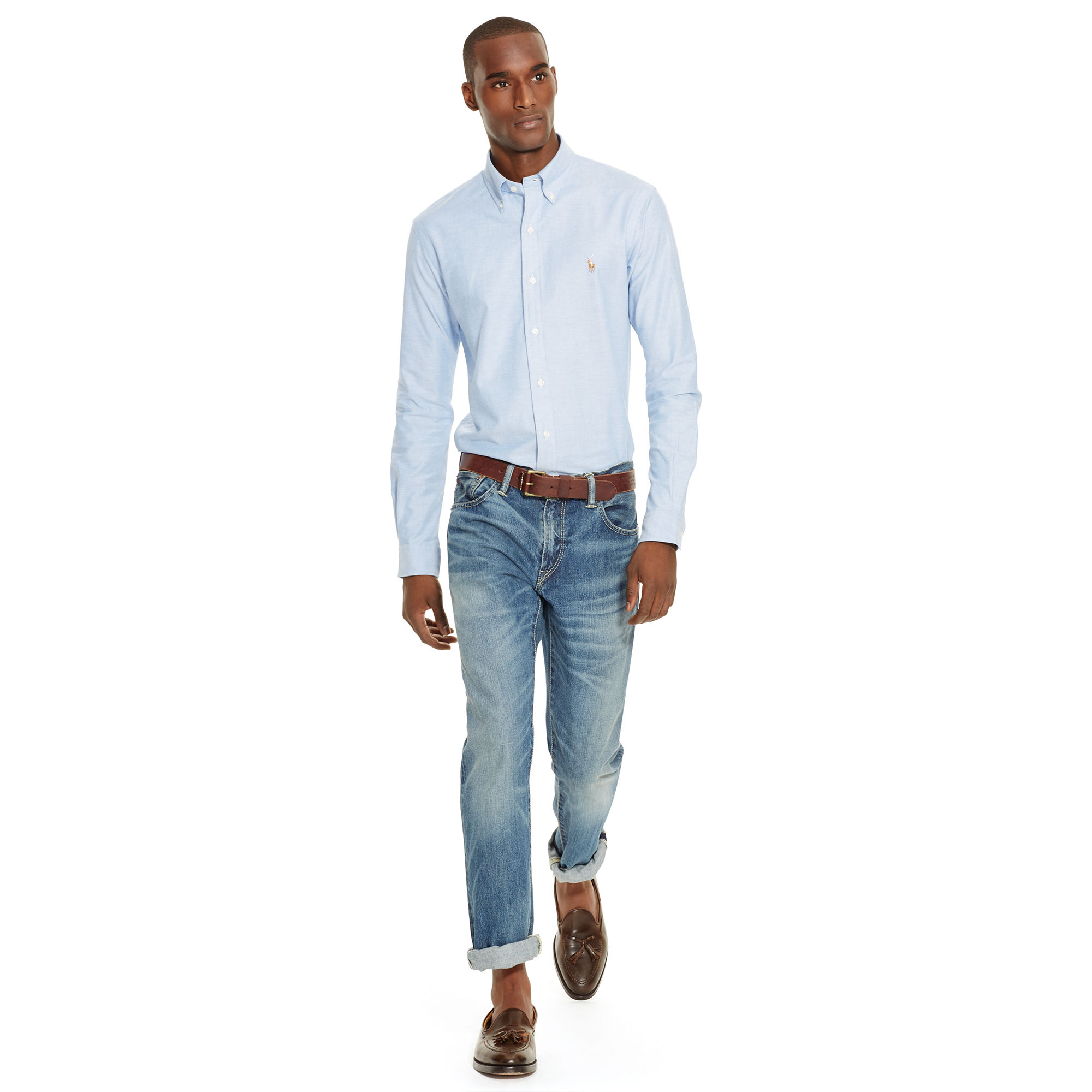 Slim-Fit Stretch Oxford Shirt