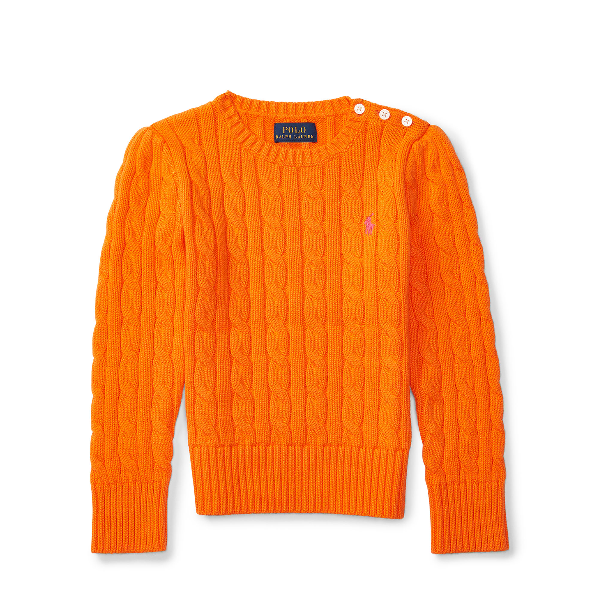 Cable Combed Cotton Sweater