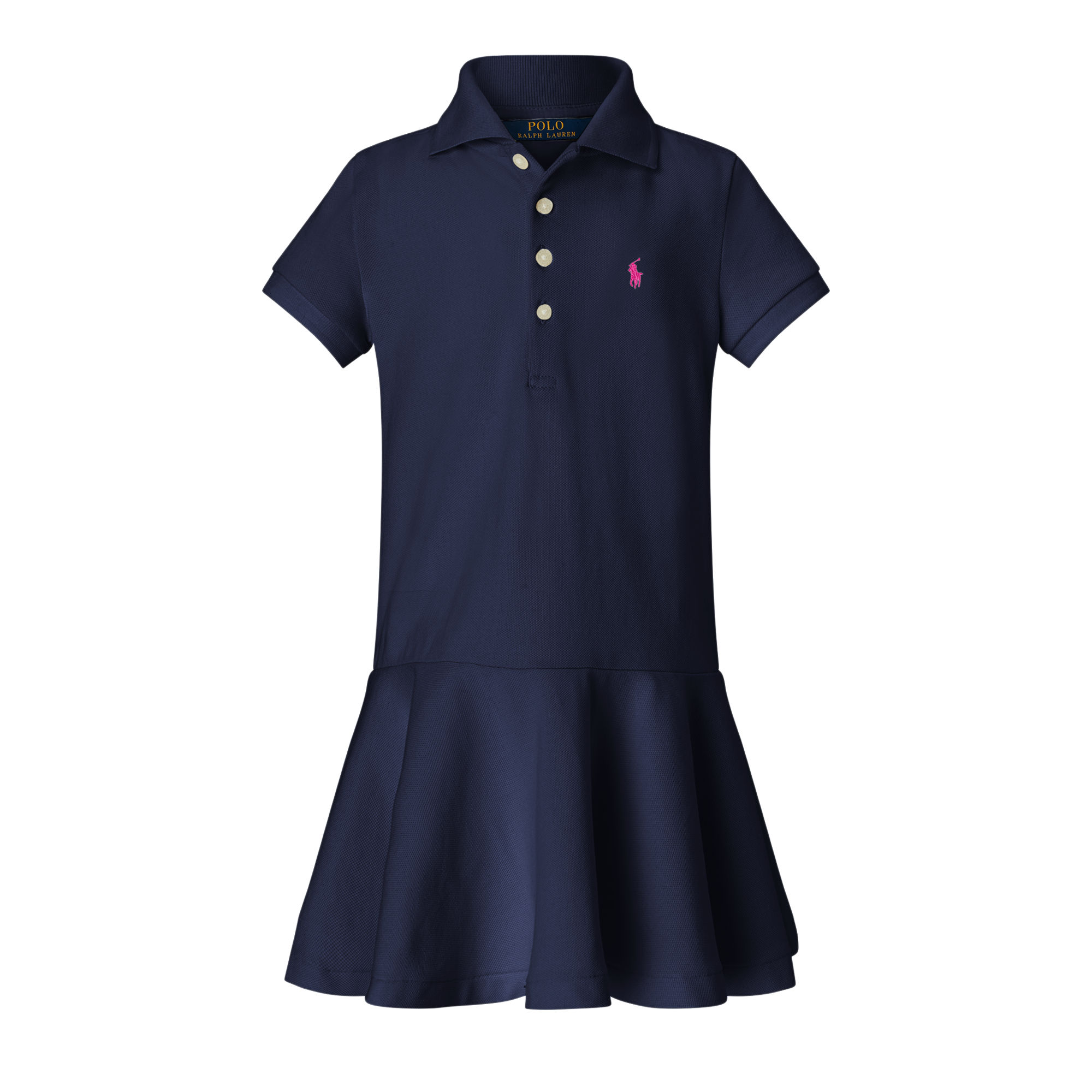 Stretch Cotton Polo Dress