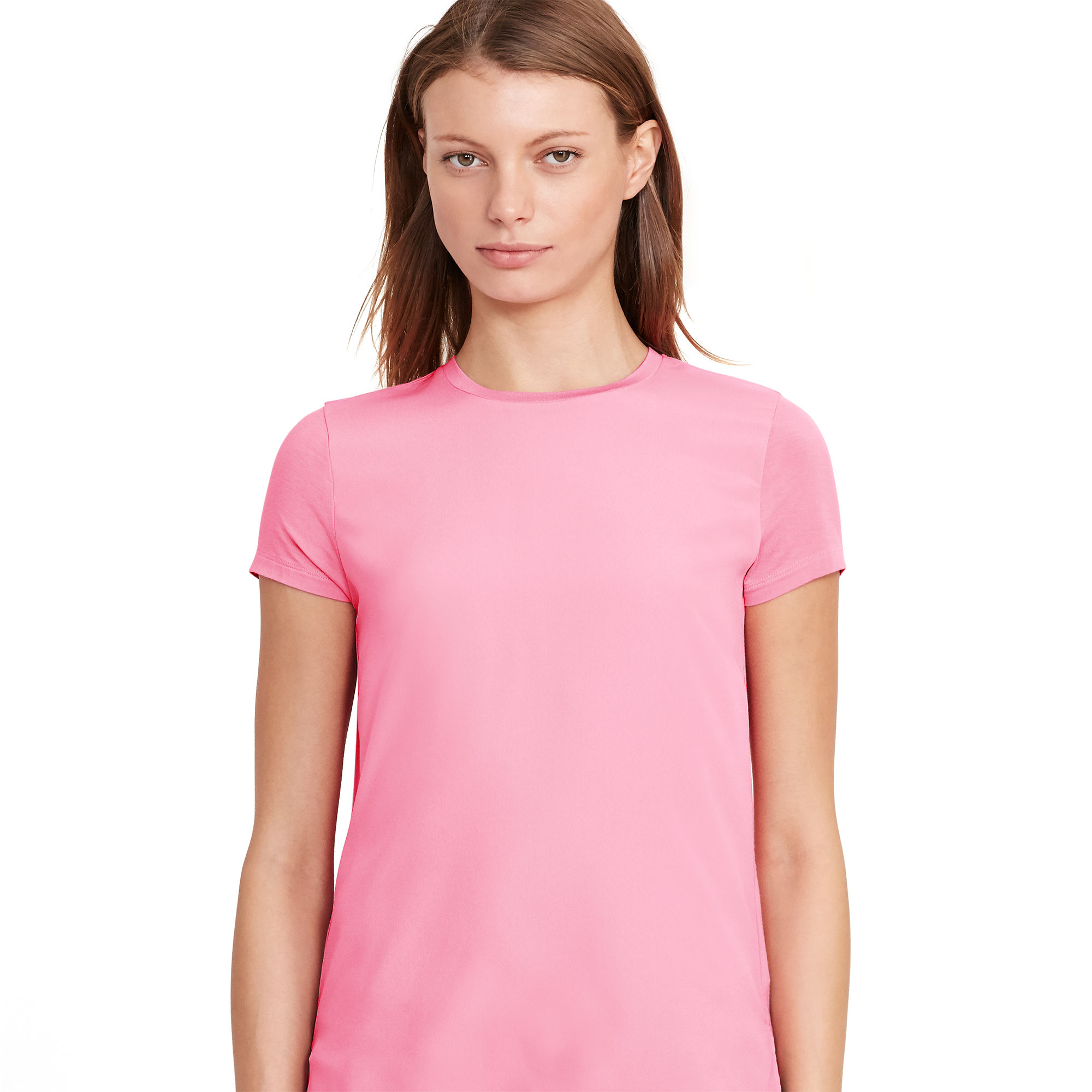 Crepe-Front Jersey Tee