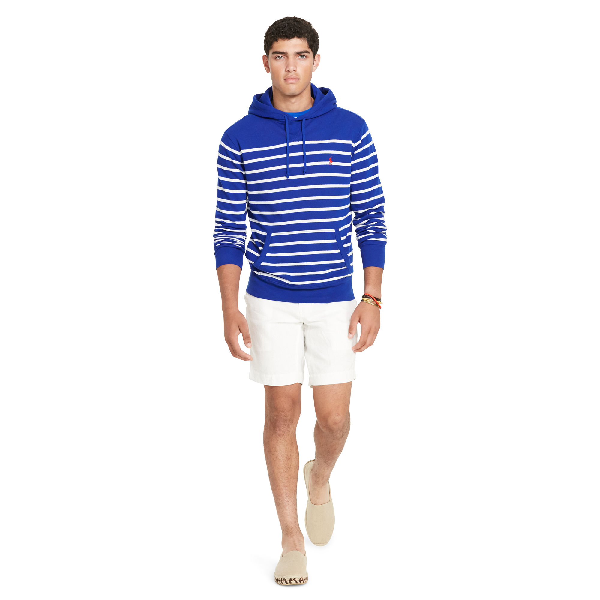 Striped French Terry Hoodie