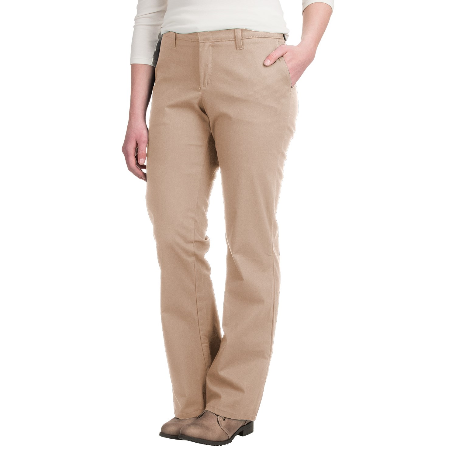 Dickies Stretch-Twill Pants - Slim Fit, Bootcut (For Women)