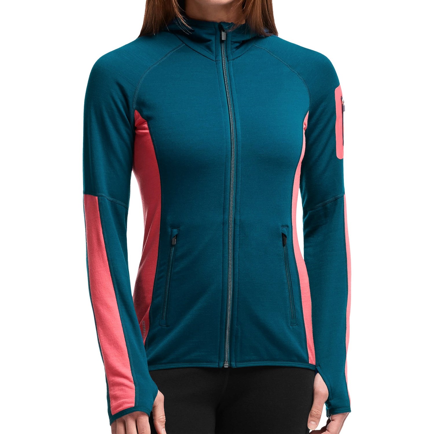 Icebreaker Atom Jacket - Merino Wool, Full Zip, Hooded (For Women)