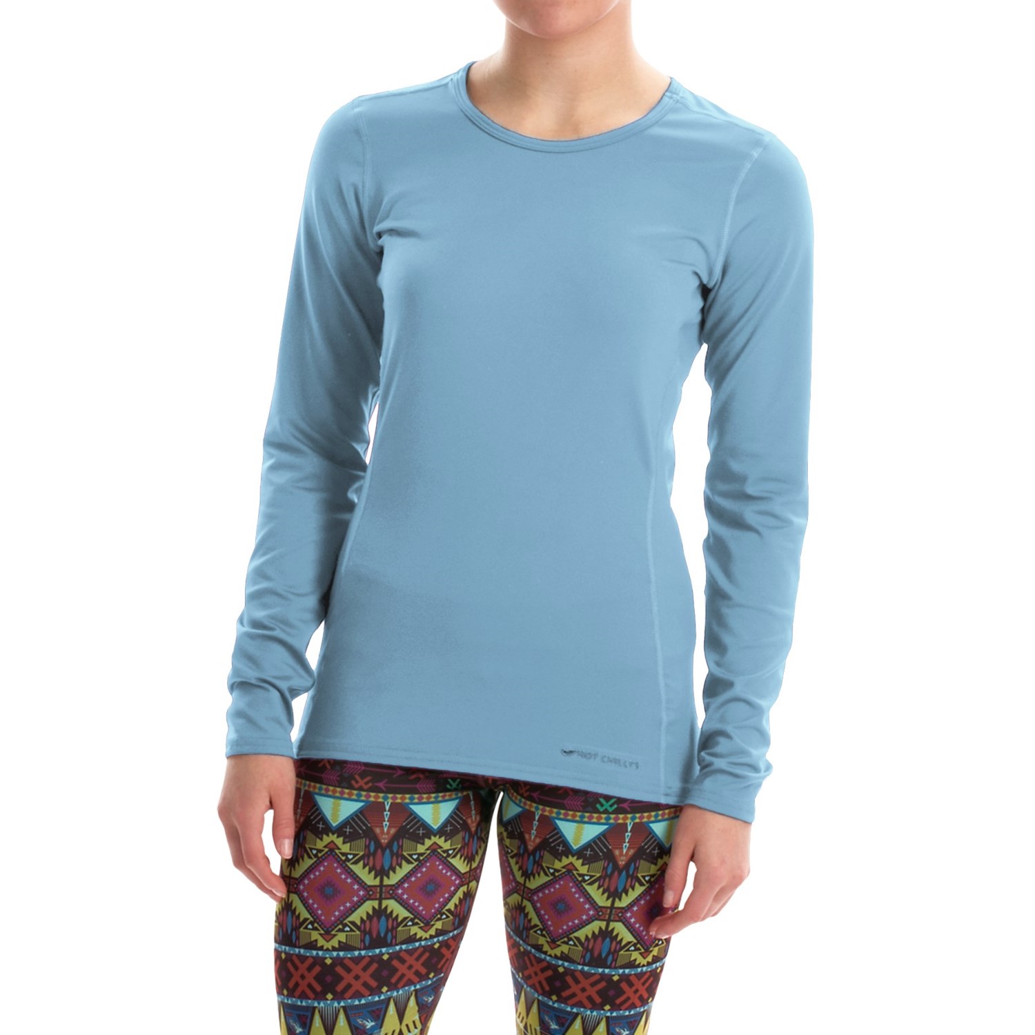 Hot Chillys Micro-Elite Chamois Base Layer Top - UPF 30+, Long Sleeve (For Women)