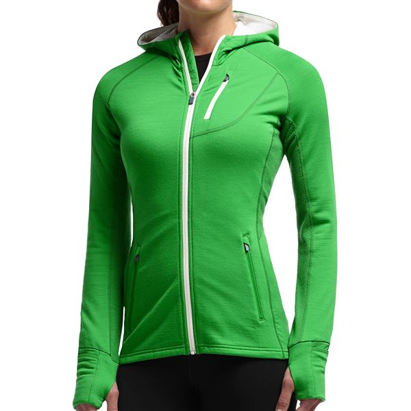 Icebreaker Quantum Jacket - Merino Wool, UPF 40+, Hooded (For Women)