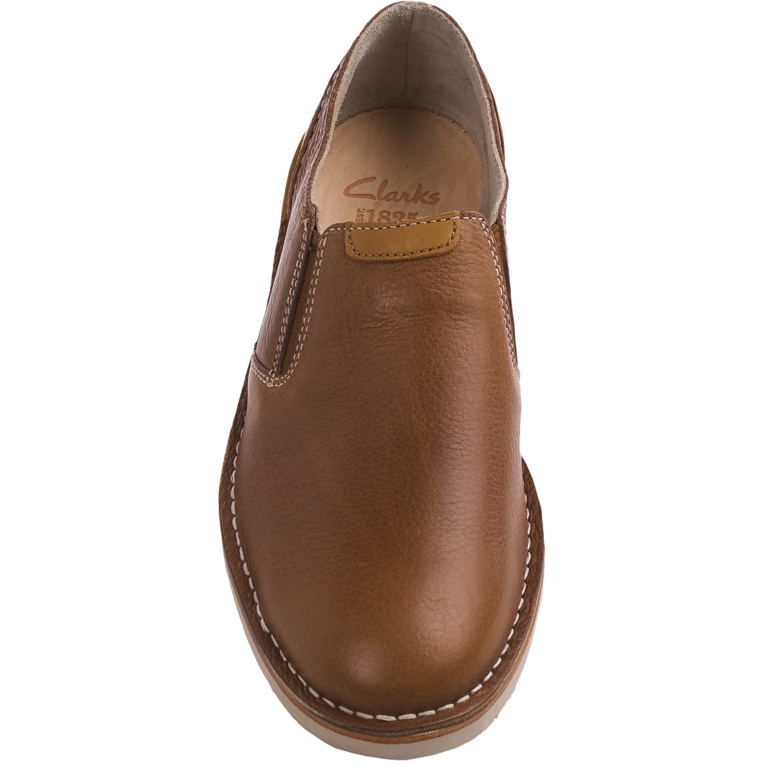 Clarks Hinton Easy Shoes - Leather, Slip-Ons (For Men)