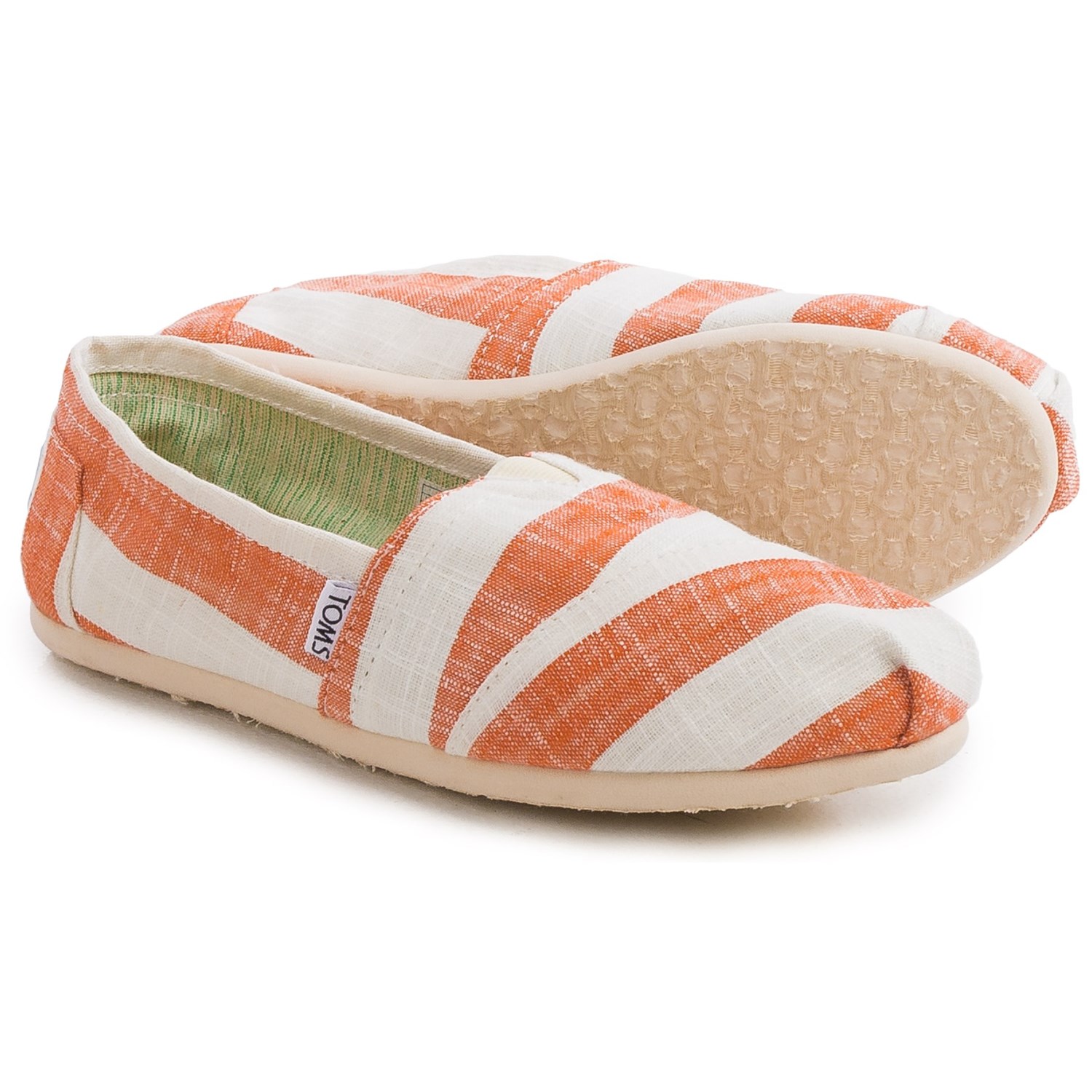 TOMS Classic Stripe Espadrilles (For Women)