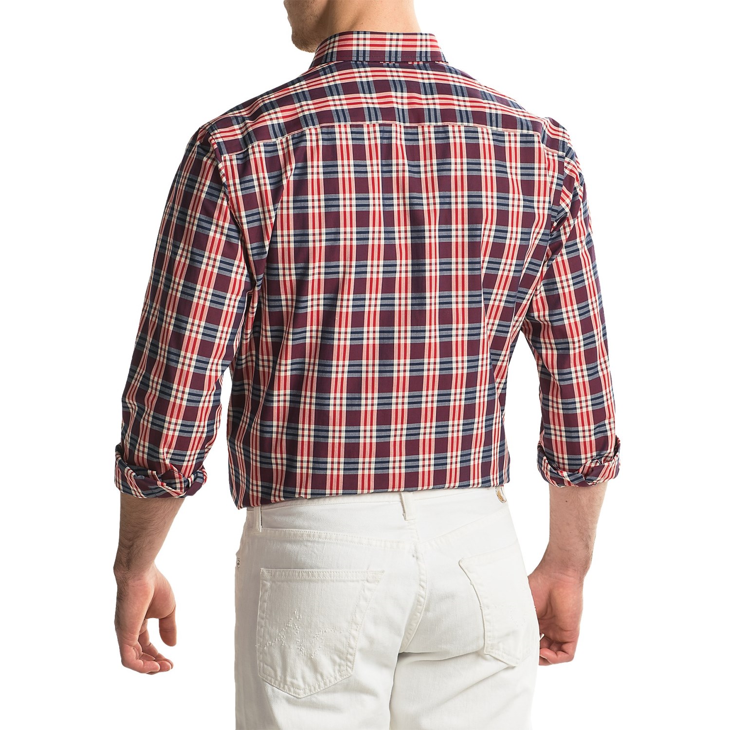 Viyella Checkered Sport Shirt - Cotton, Long Sleeve (For Men)