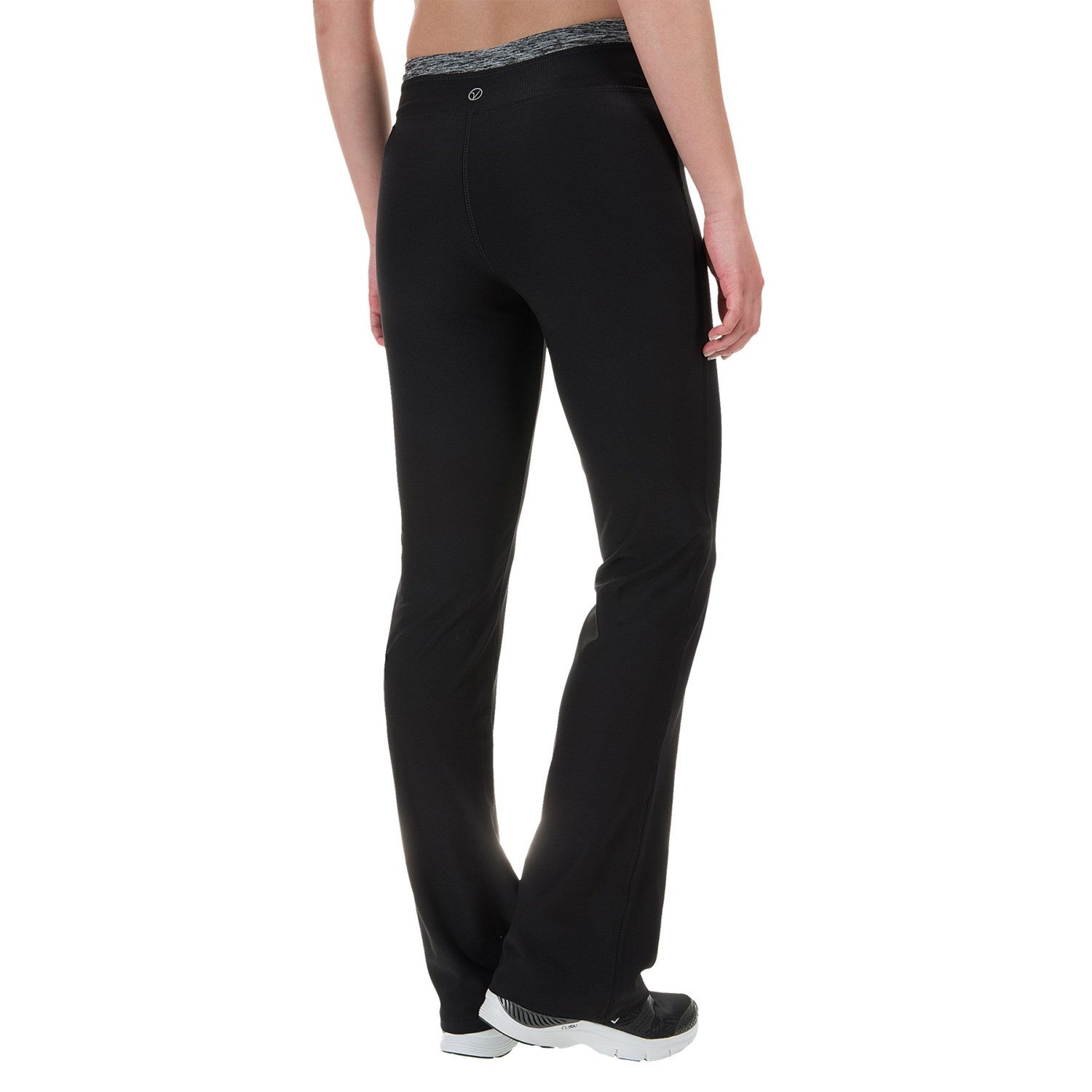 Vogo Bootcut Yoga Pants - Printed Waistband (For Women)