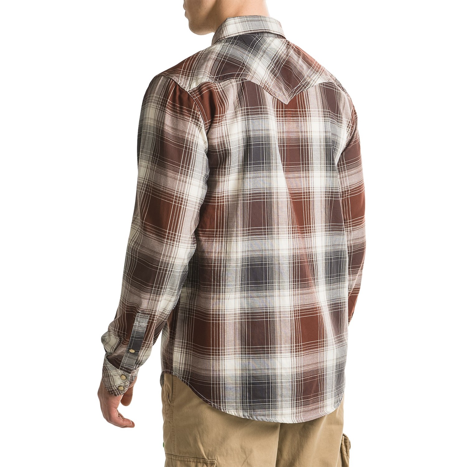 Smith’s Workwear Western Plaid Shirt - Cotton-Rayon, Snap Front, Long Sleeve (For Men)