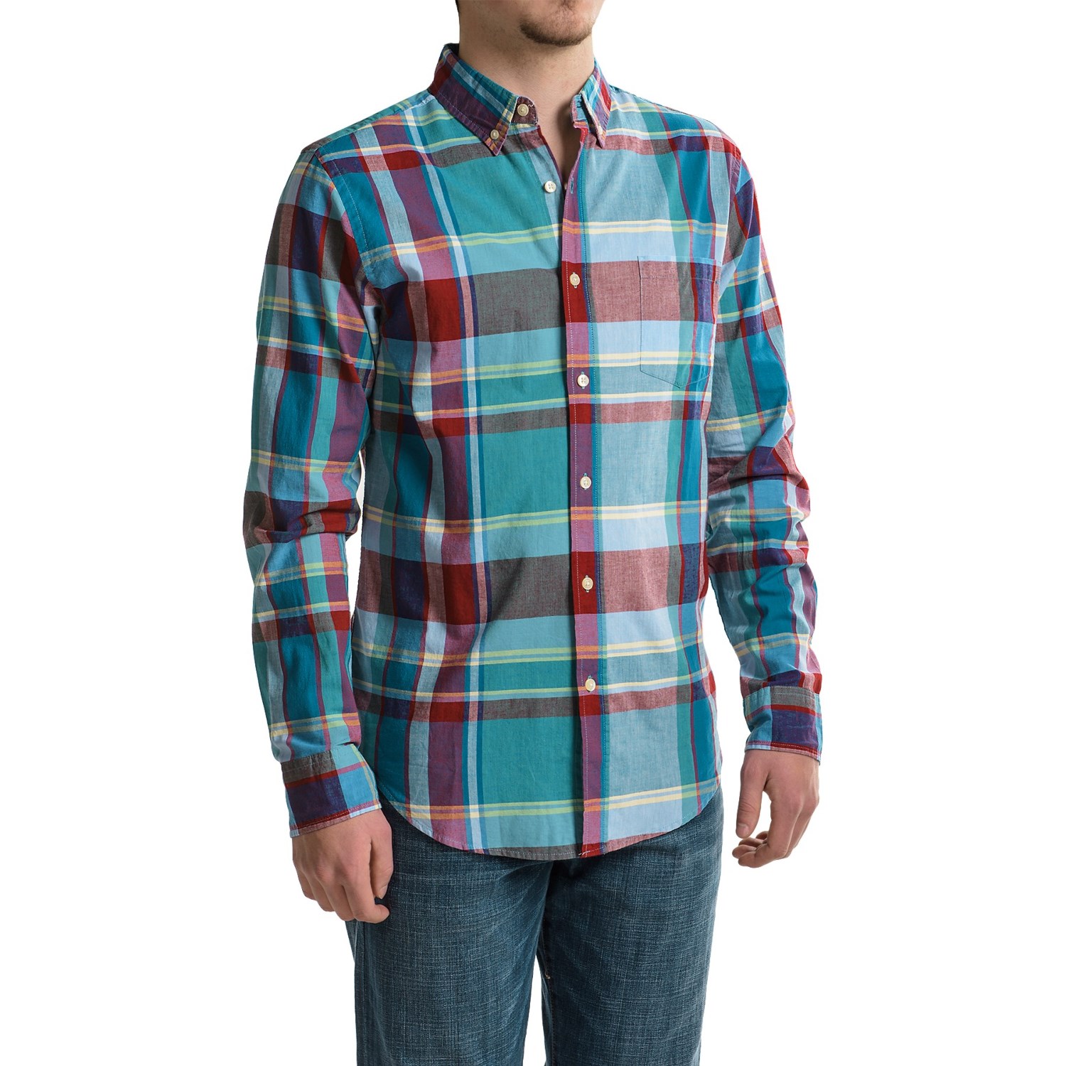 Reed Edward Woven Button-Down Shirt - Long Sleeve (For Men)