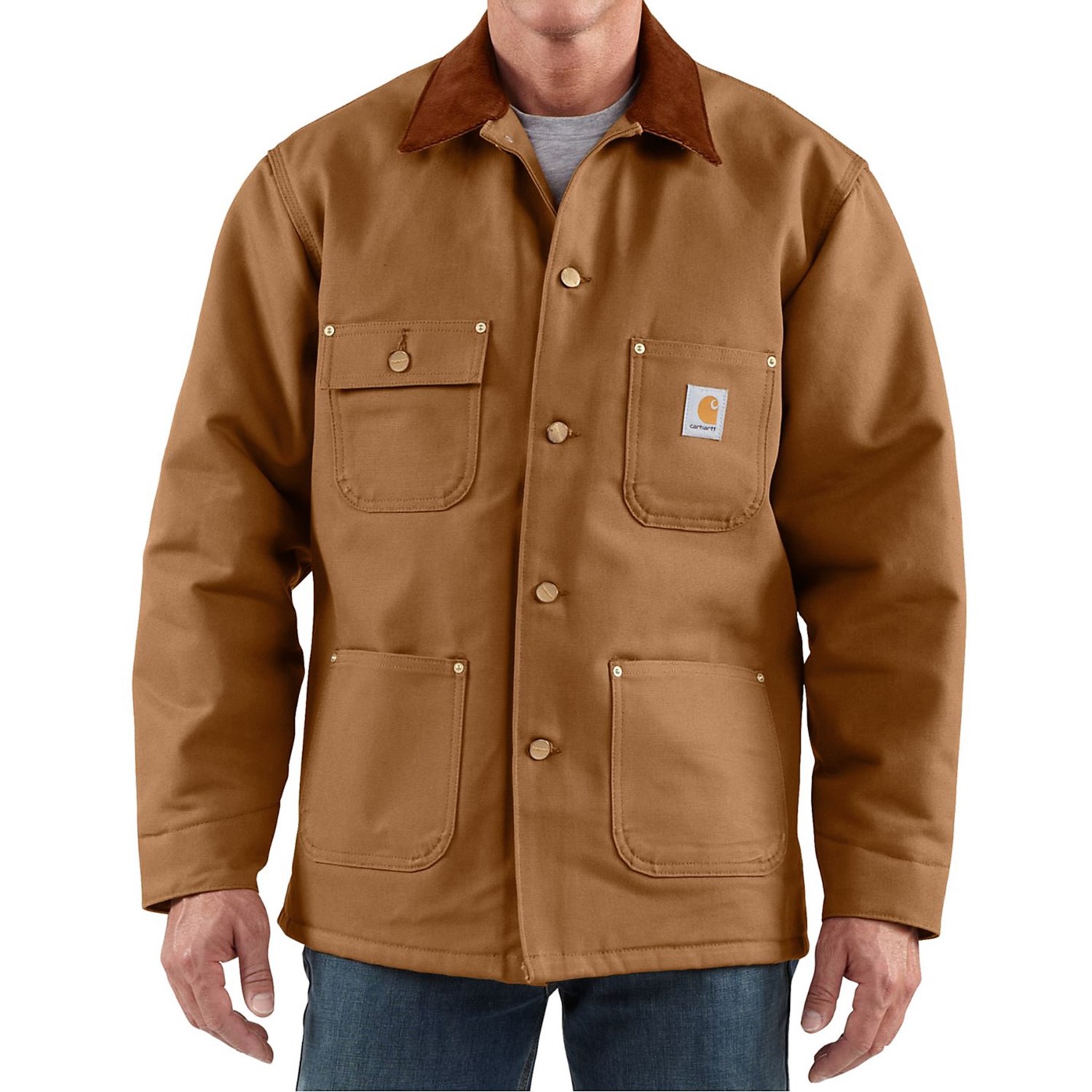 Carhartt Duck Chore Coat - Blanket Lined (For Men)