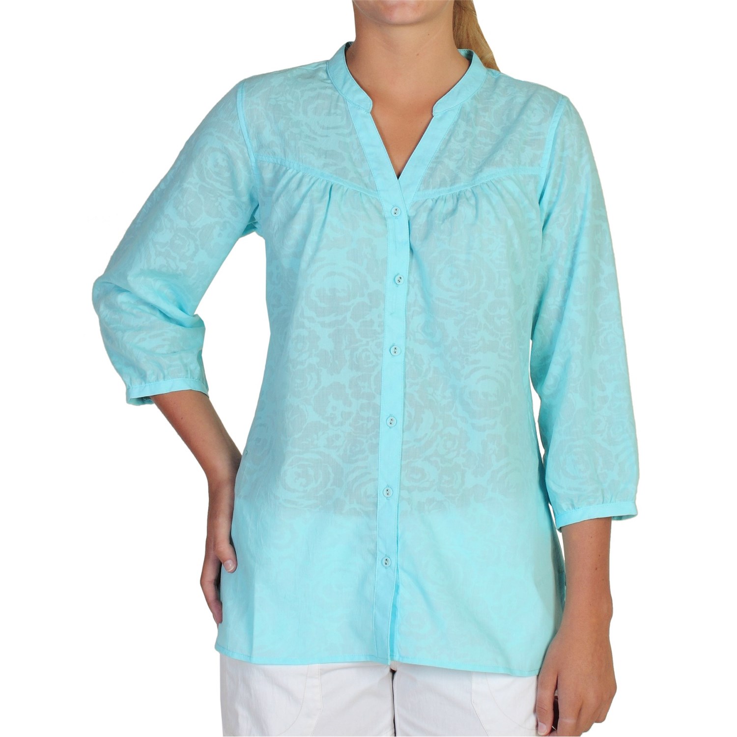 ExOfficio Next-to-Nothing Artisan Shirt - 3/4 Sleeve (For Women)