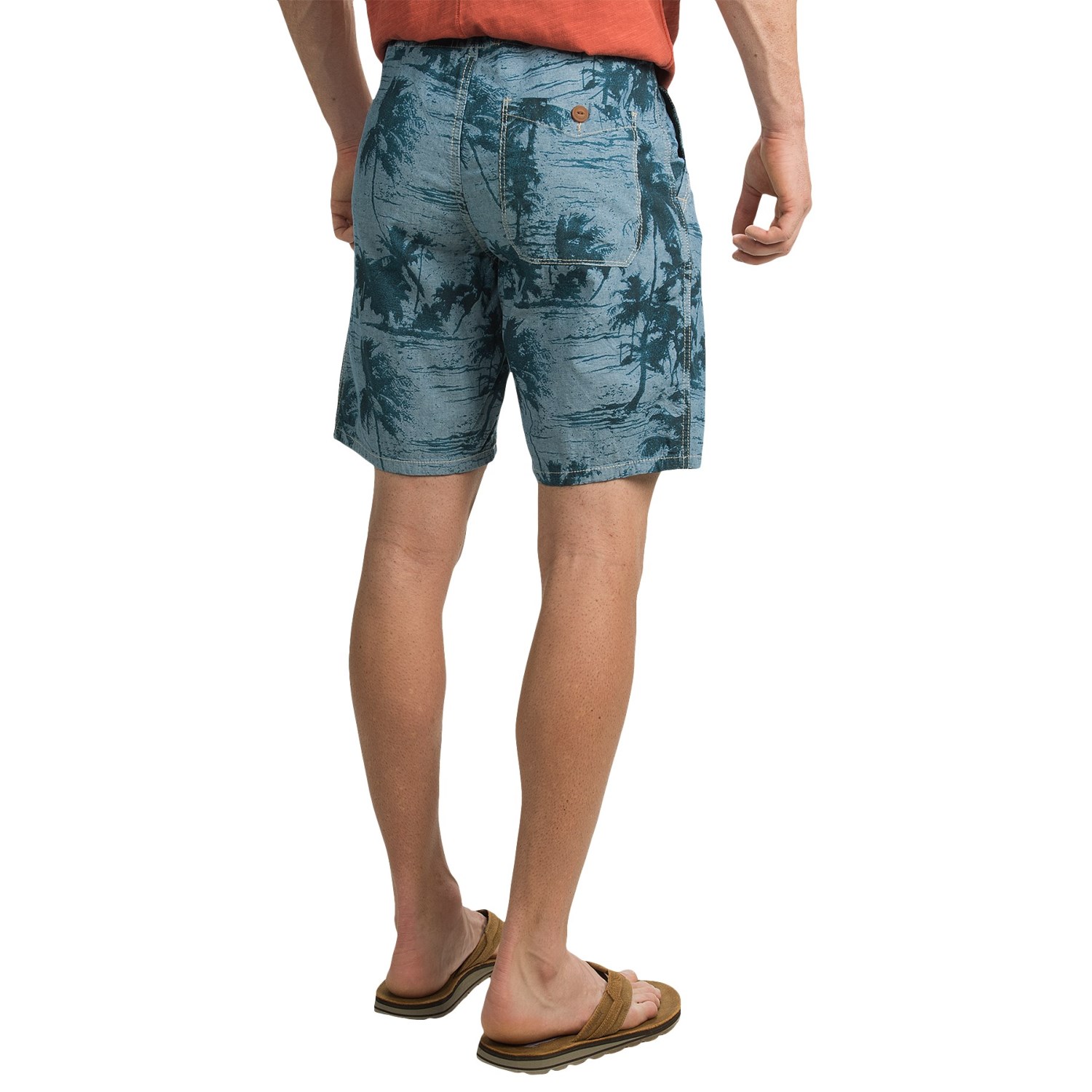 True Grit The Palms Chambray Shorts (For Men)