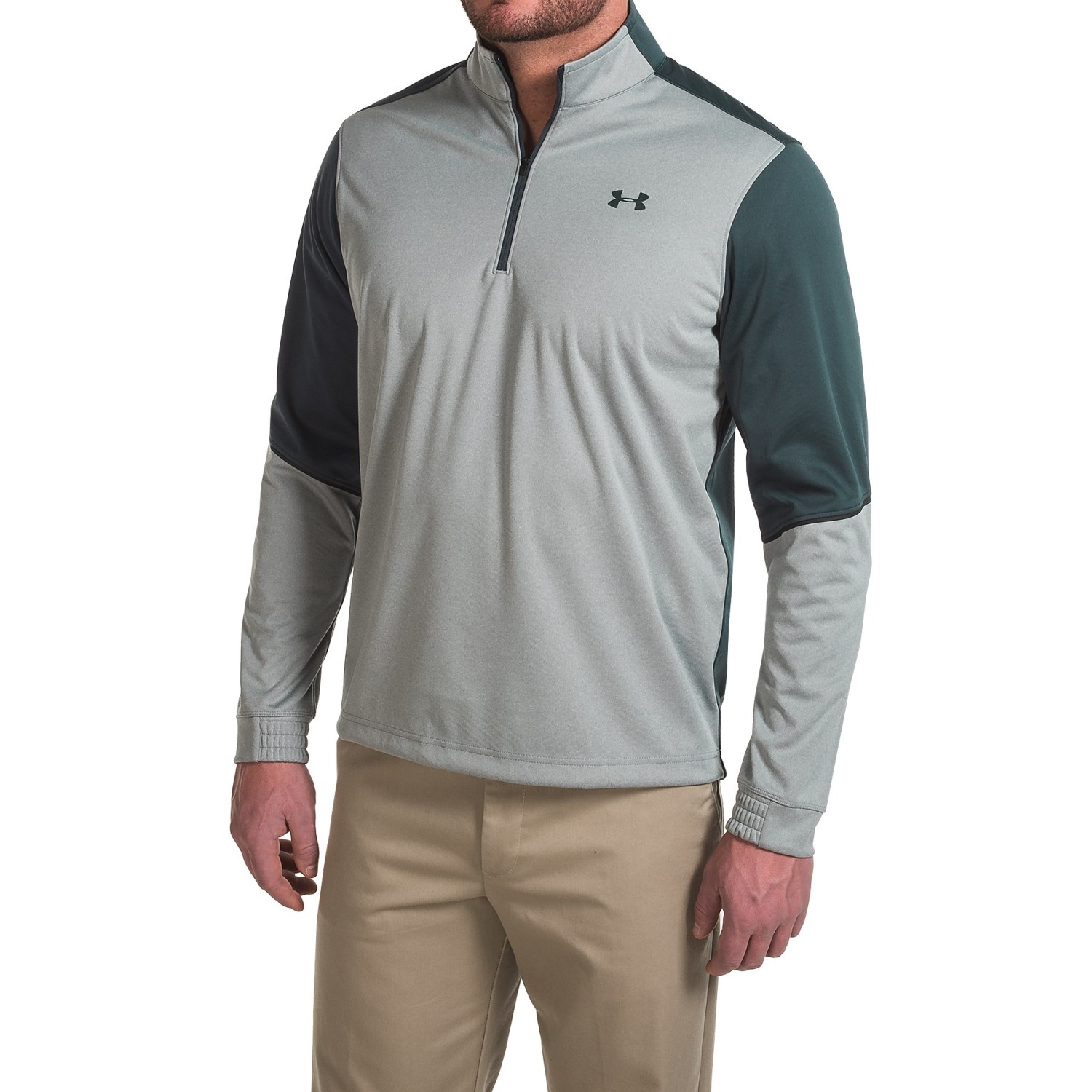 Under Armour Storm Elements ColdGear® Infrared Golf Shirt - Zip Neck, Long Sleeve (For Men)