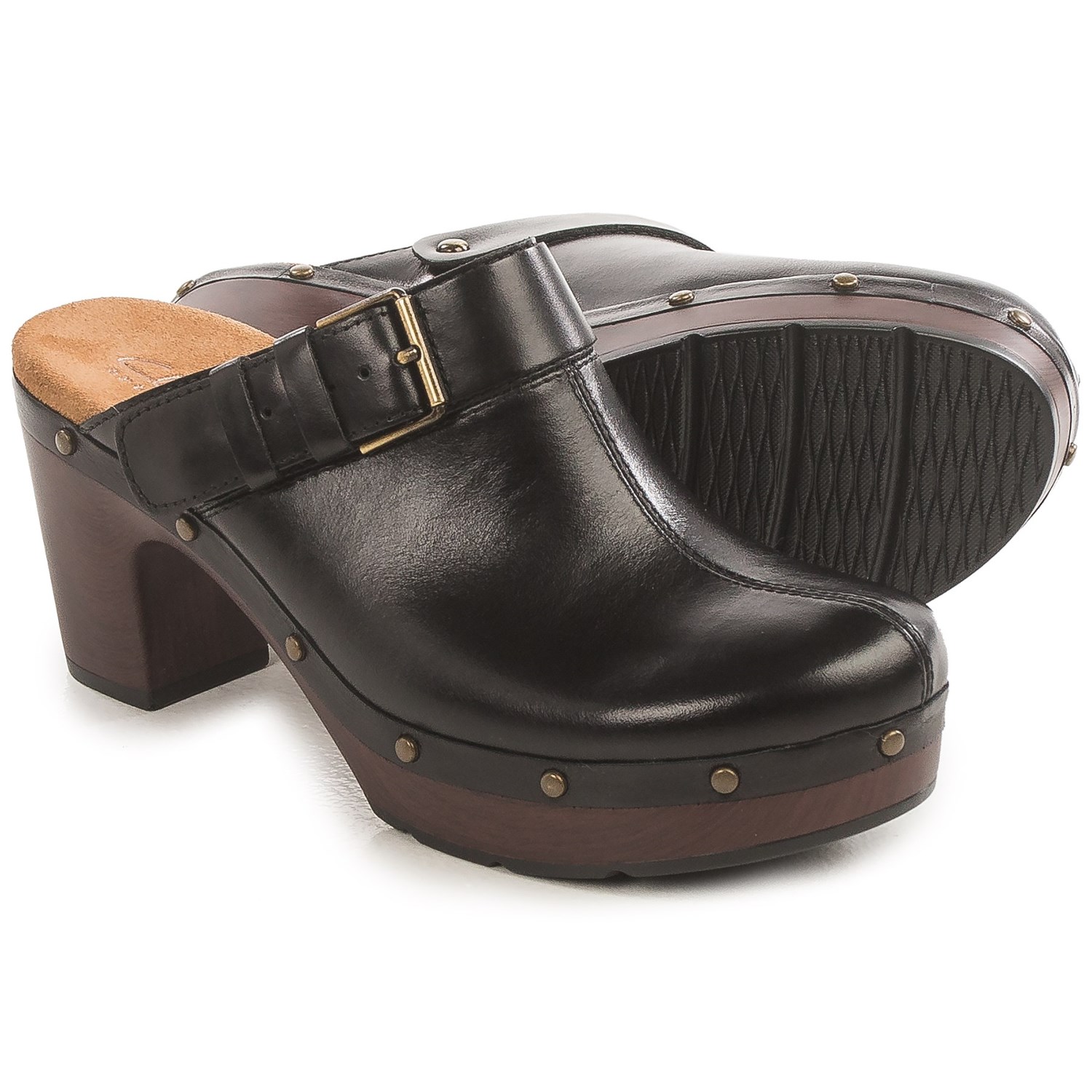 Clarks Ledella York Clogs - Leather (For Women)