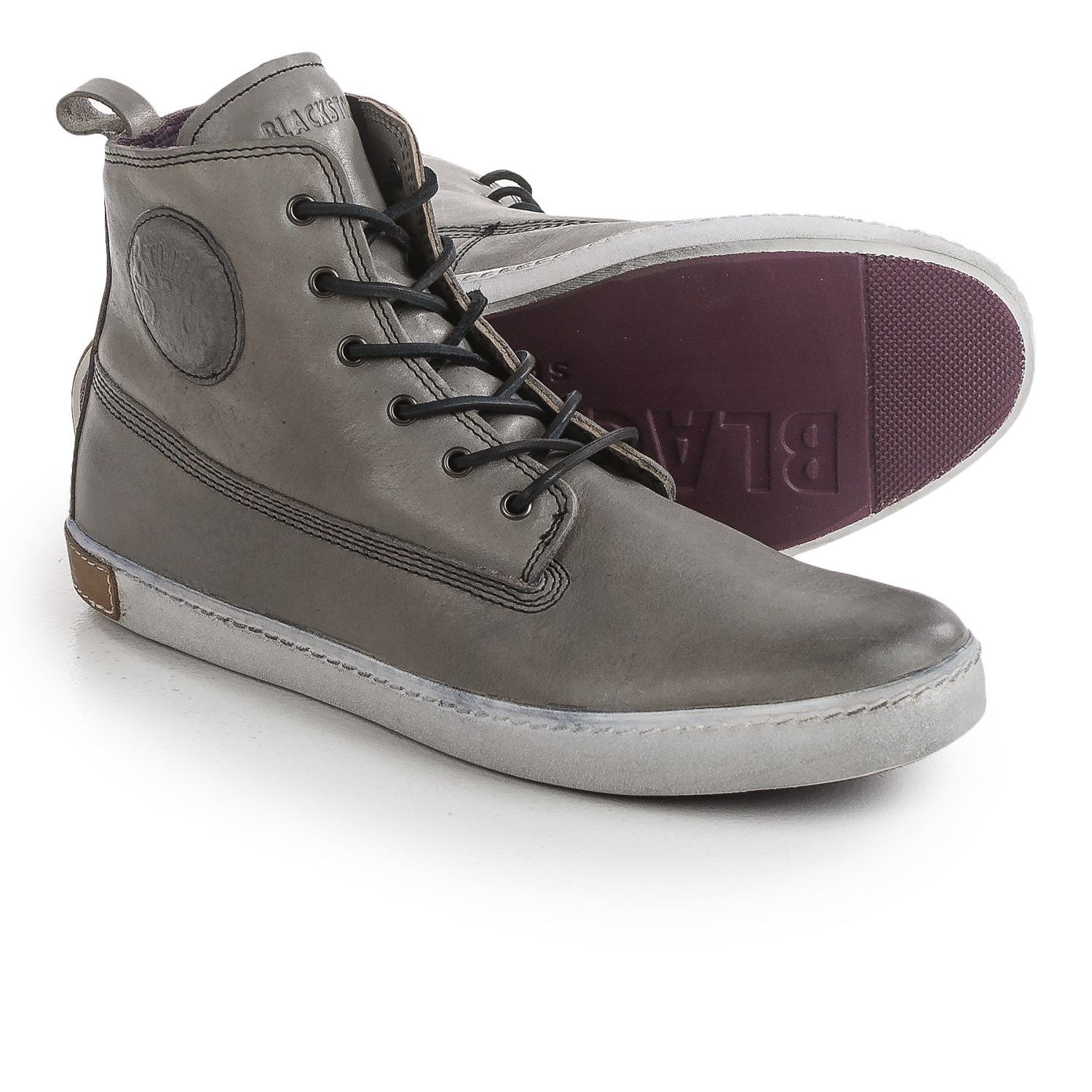 Blackstone AM02 High-Top Sneakers - Leather (For Men)