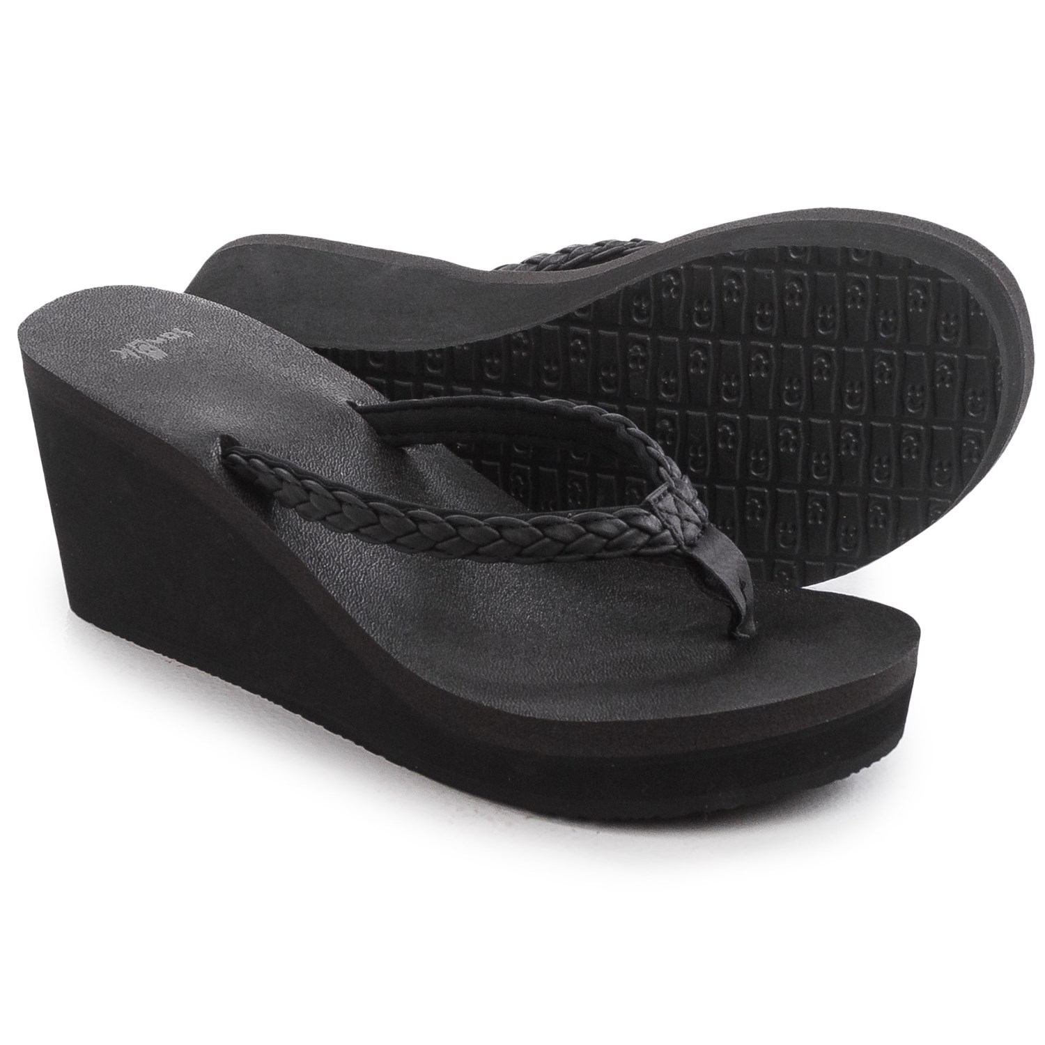 Sanuk Yoga Braided Wedge Sandals (For Women)