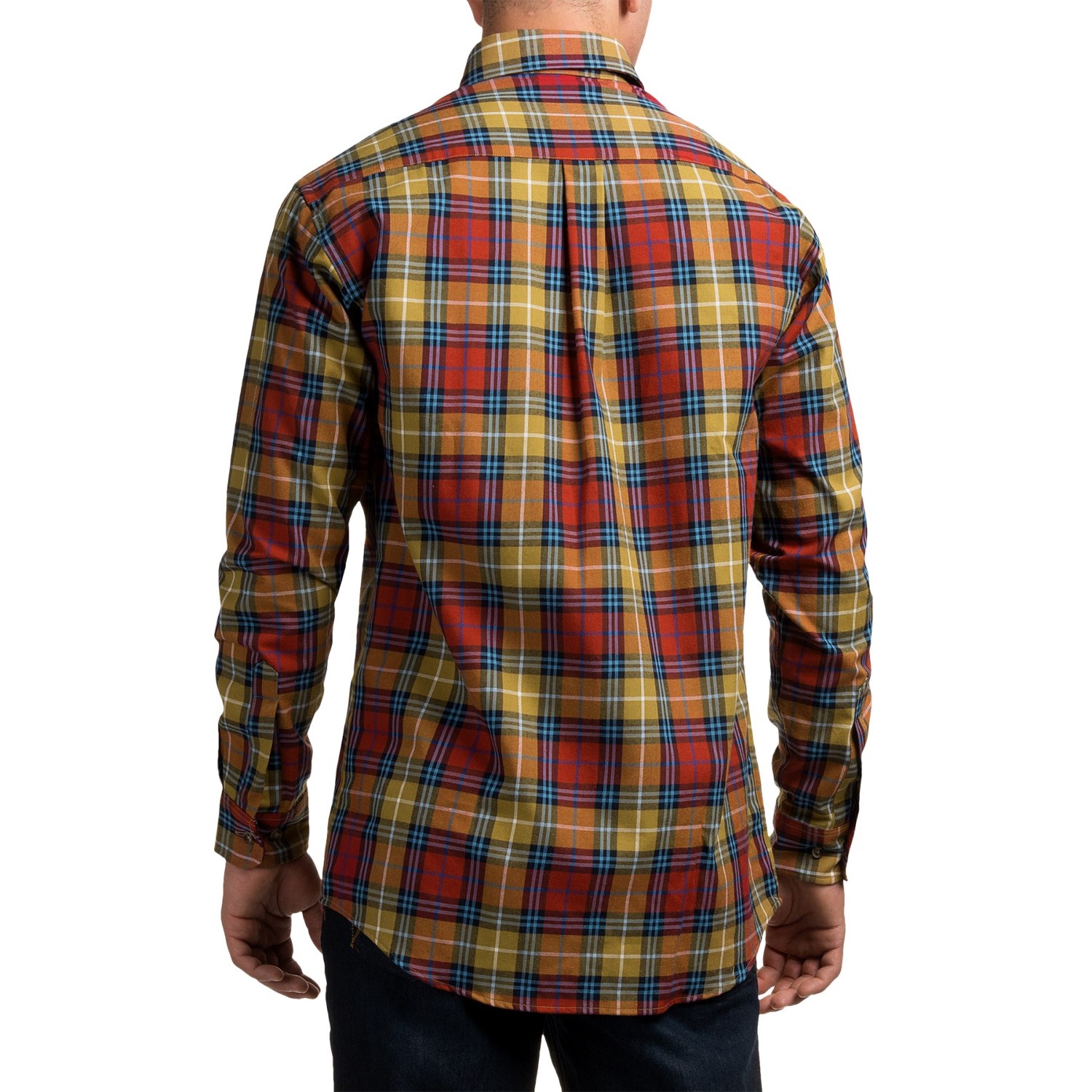 Viyella Plaid Sport Shirt - Cotton-Wool, Long Sleeve (For Men)