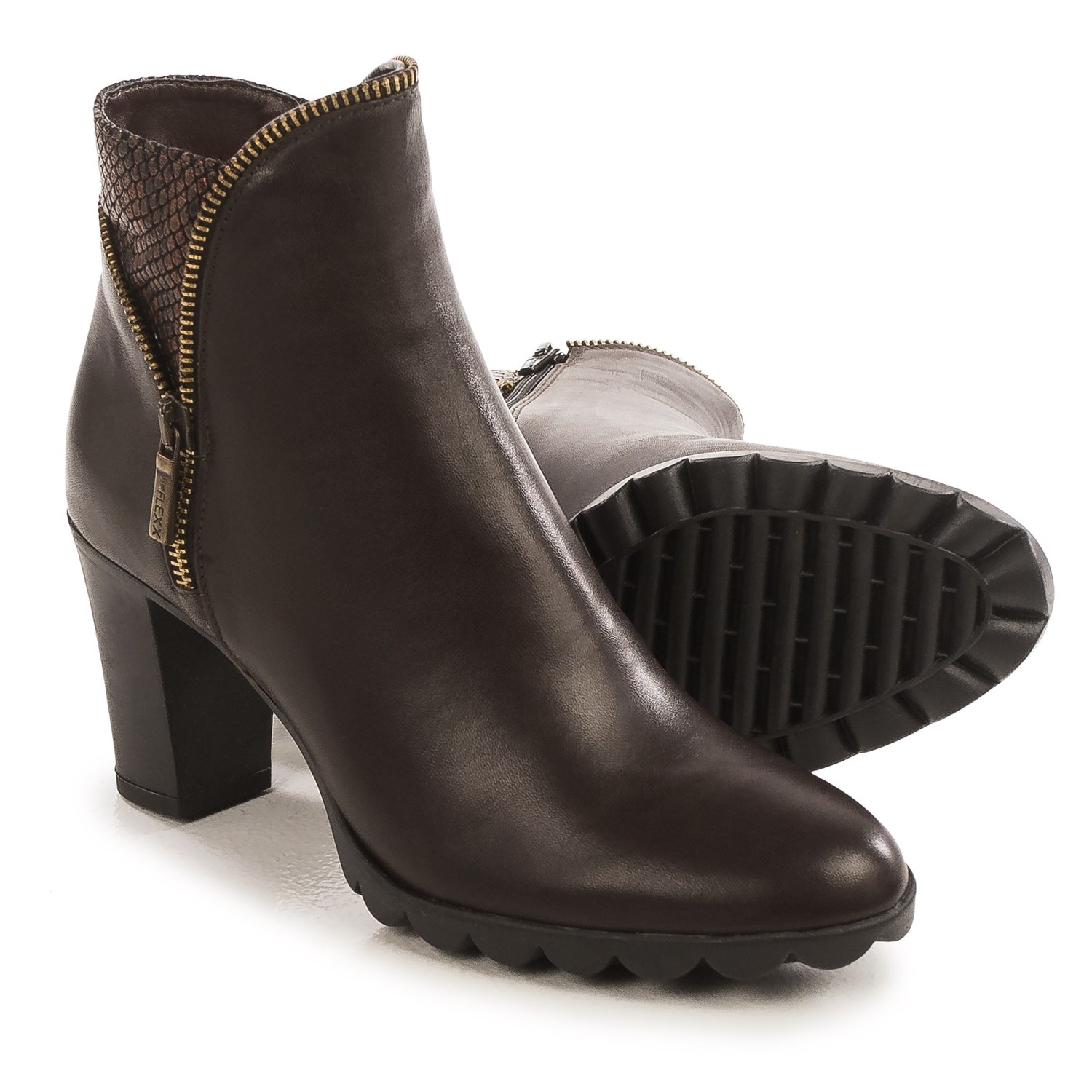 The Flexx Dip Body Ankle Boots - Leather (For Women)