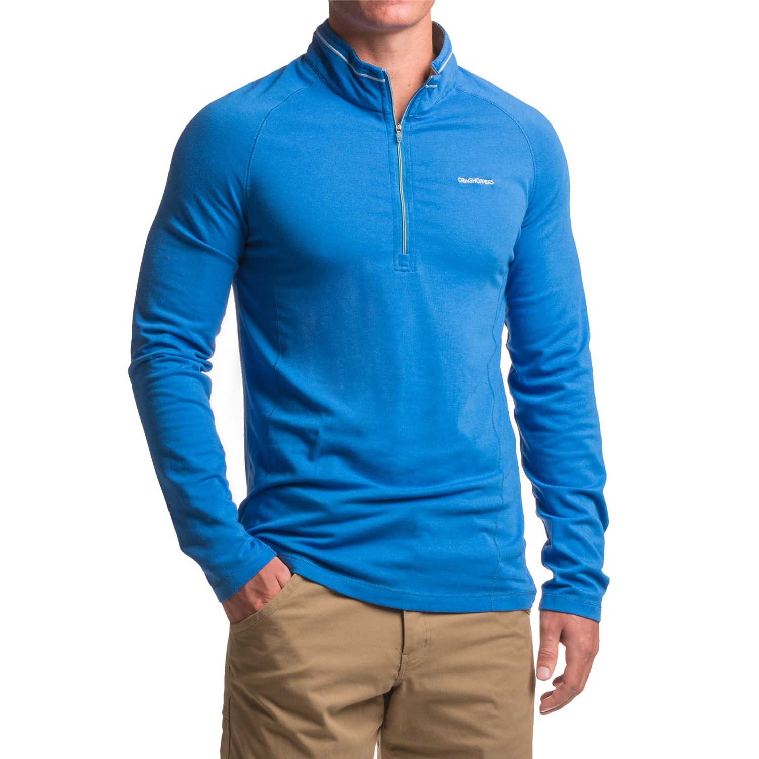 Craghoppers Insect Shield® Felix - Zip Neck, Long Sleeve (For Men)