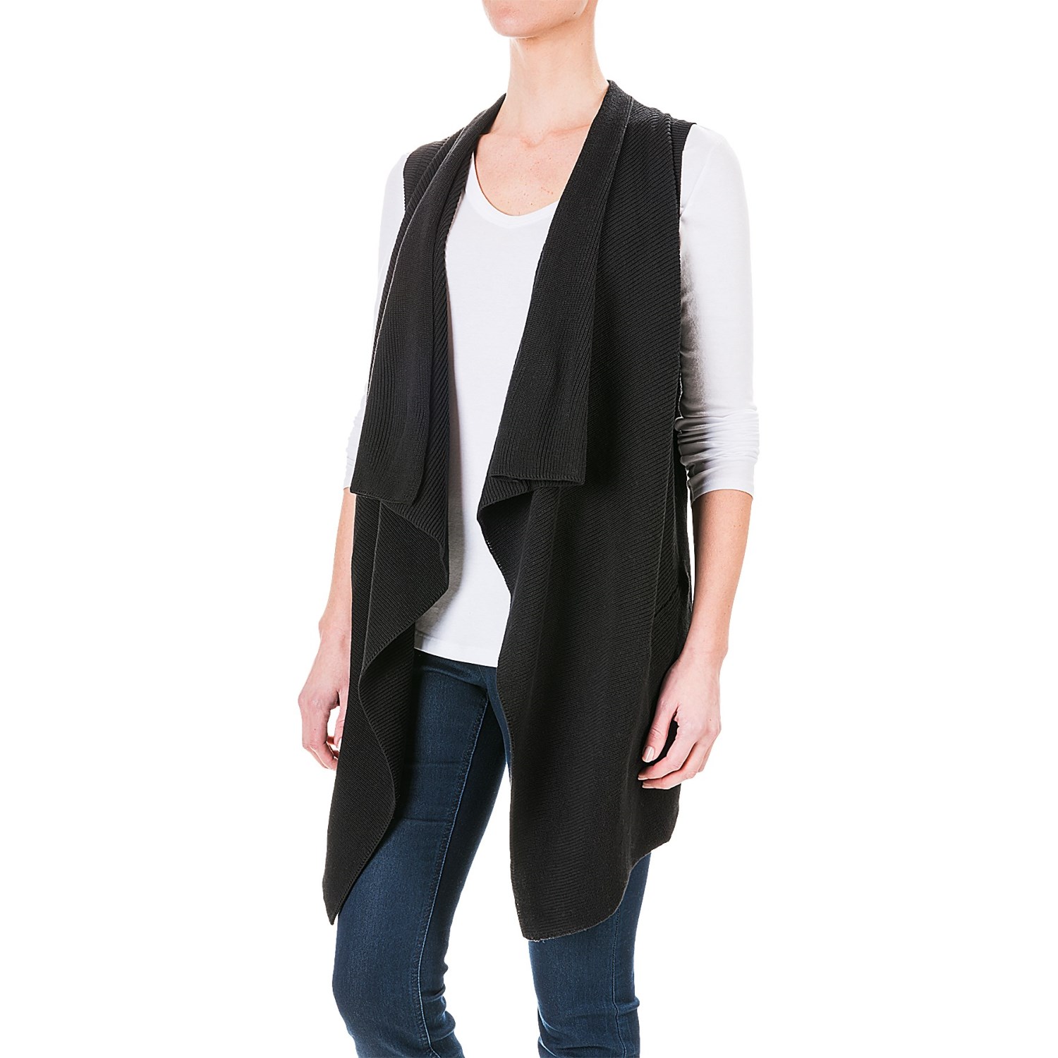 dylan Long Drape Sweater Vest (For Women)