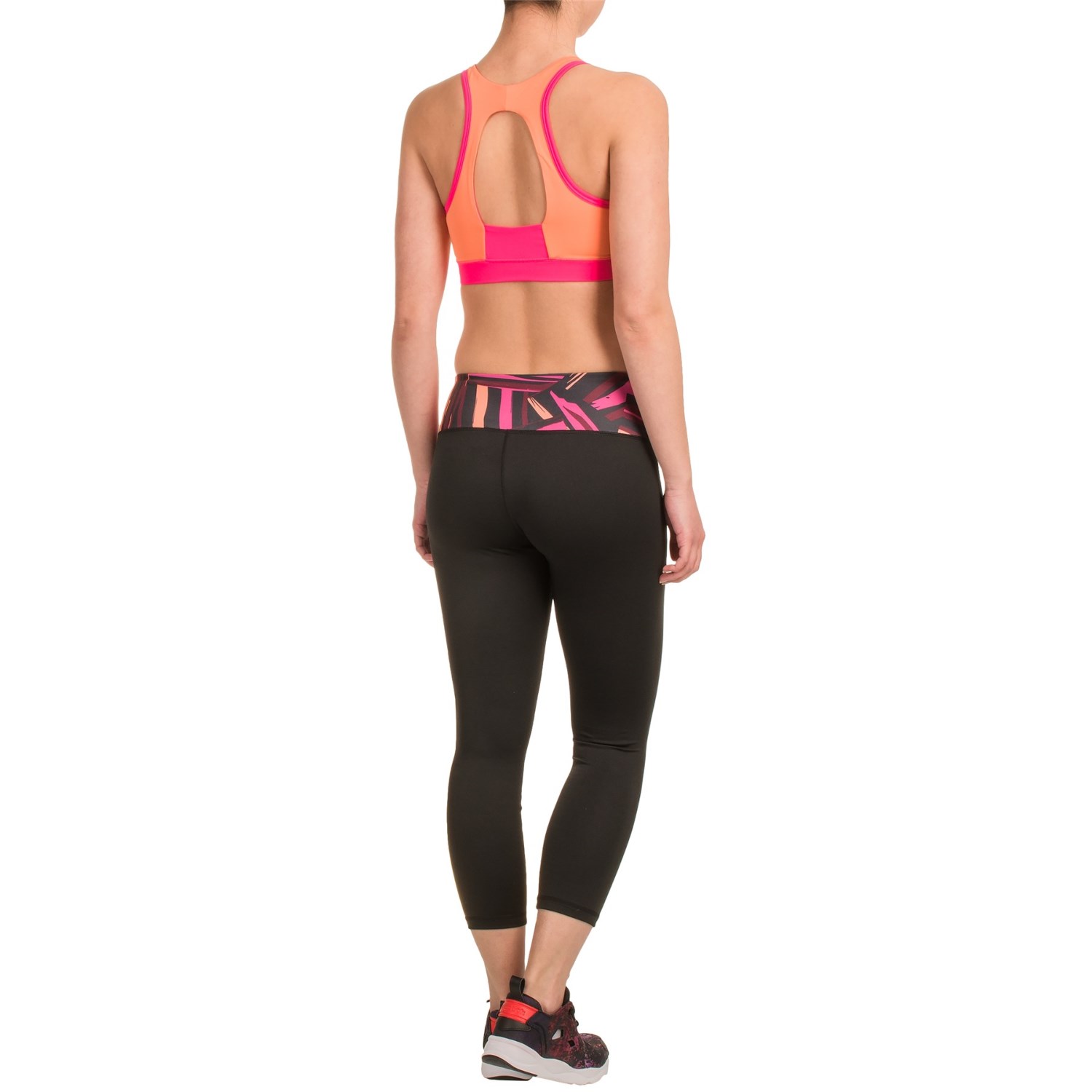 Reebok Competitor Sports Bra - Medium Impact, Racerback (For Women)