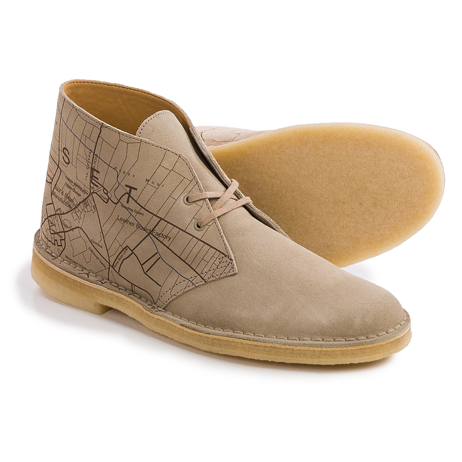 Clarks Desert Boots - Leather (For Men)