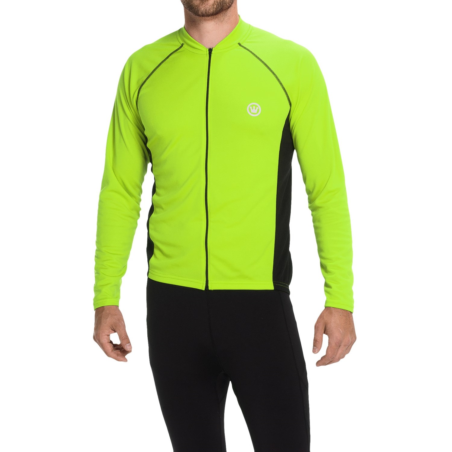 Canari Flash Cycling Jersey - Full Zip, Long Sleeve (For Men)