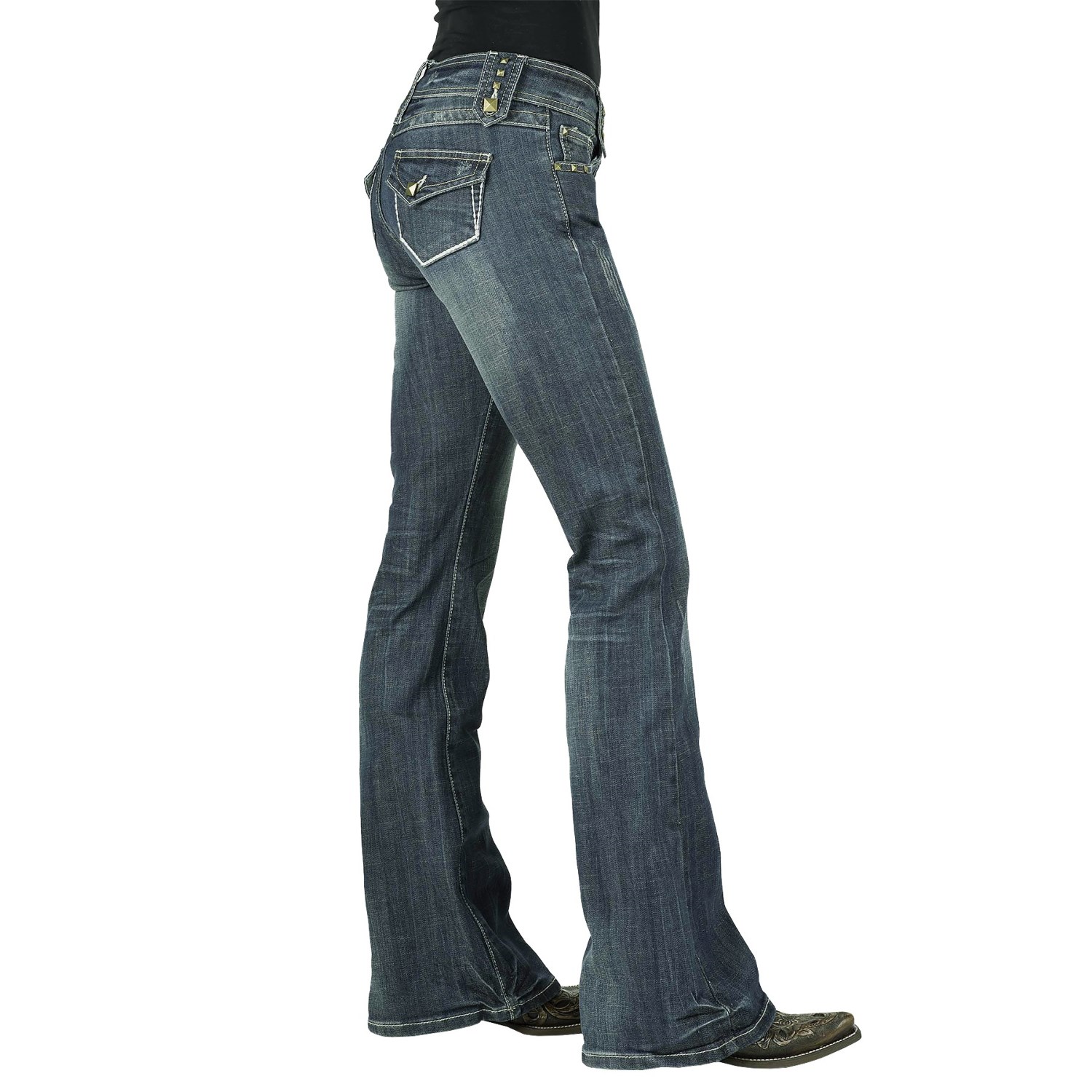 Stetson Classic Nailhead Jeans - Bootcut (For Women)