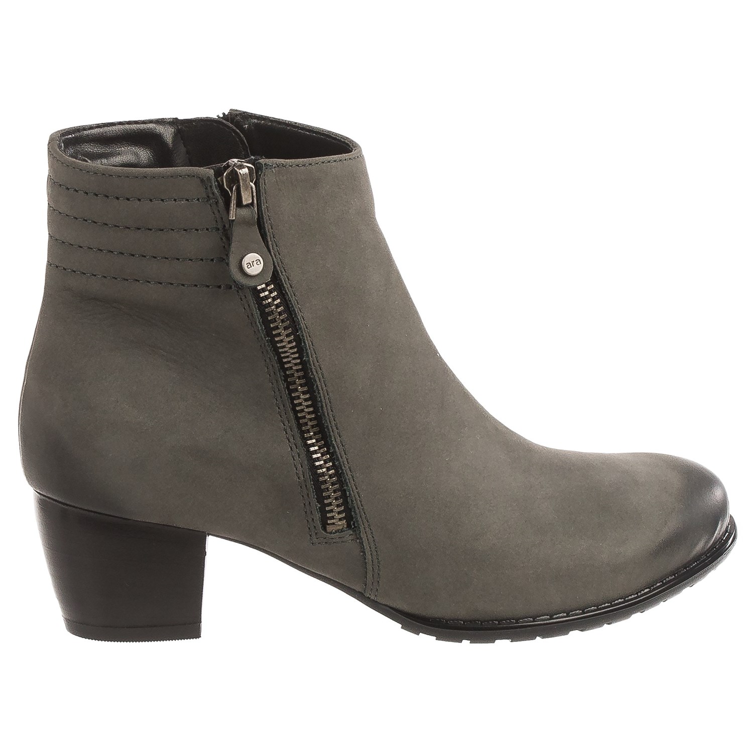 Ara Florrie Ankle Boots - Nubuck, Side Zip (For Women)