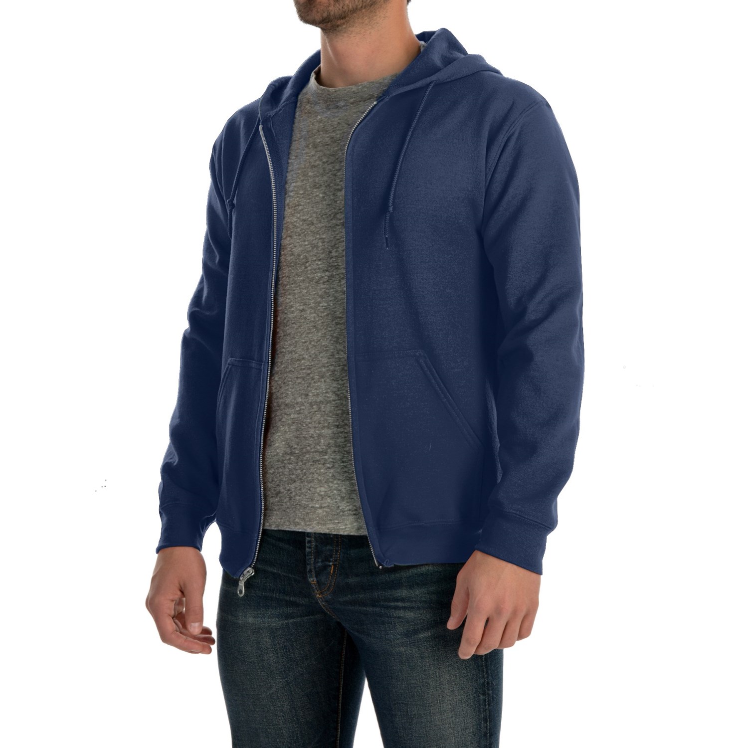 Gildan 7.5 oz. 50/50 Hoodie - Zip (For Men and Women)