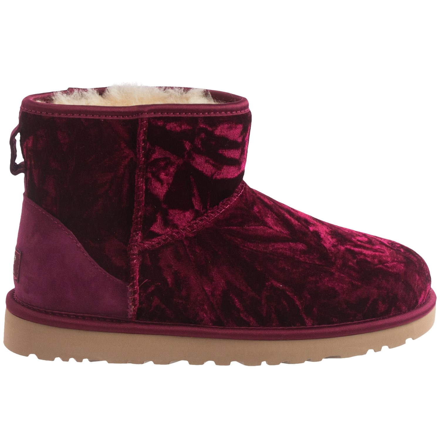 UGG® Australia Classic Mini Velvet Boots - Suede Heel (For Women)