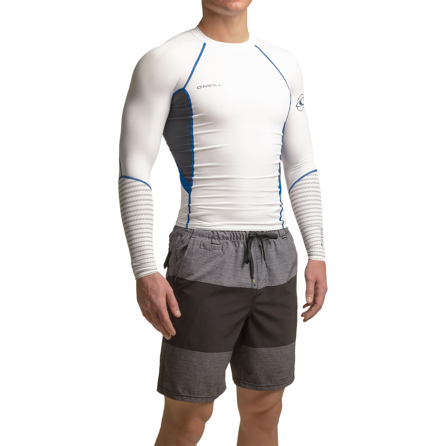 O’Neill O’Zone Compression Rash Guard - UPF 40+, Long Sleeve (For Men)